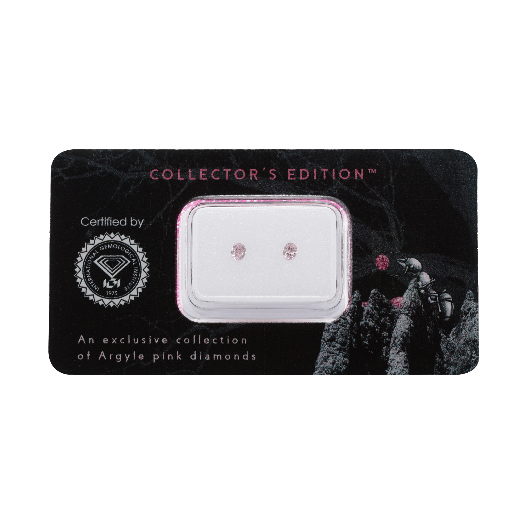 Oval Cut Argyle Pink Diamonds Natural Fancy Pink