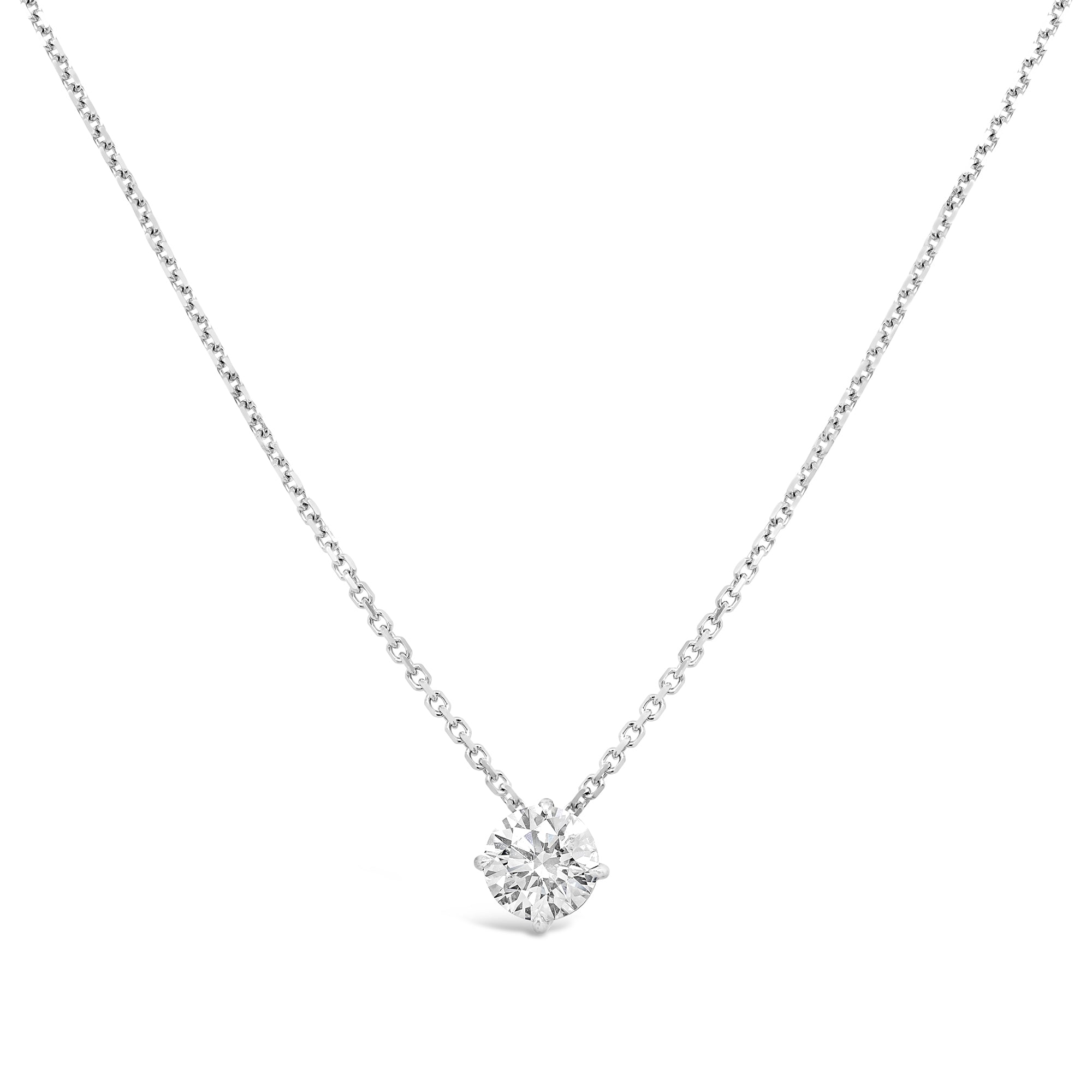 Single Lab Grown Diamond Slider Pendant