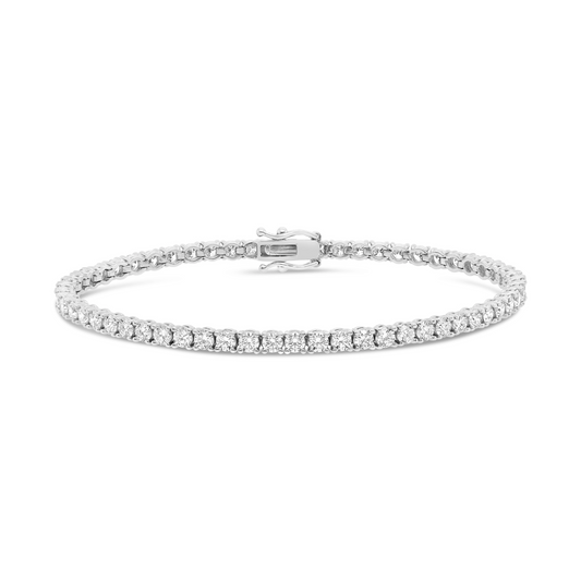 Round Brilliant Cut Lab Grown Diamond Tennis Bracelet - 5ct
