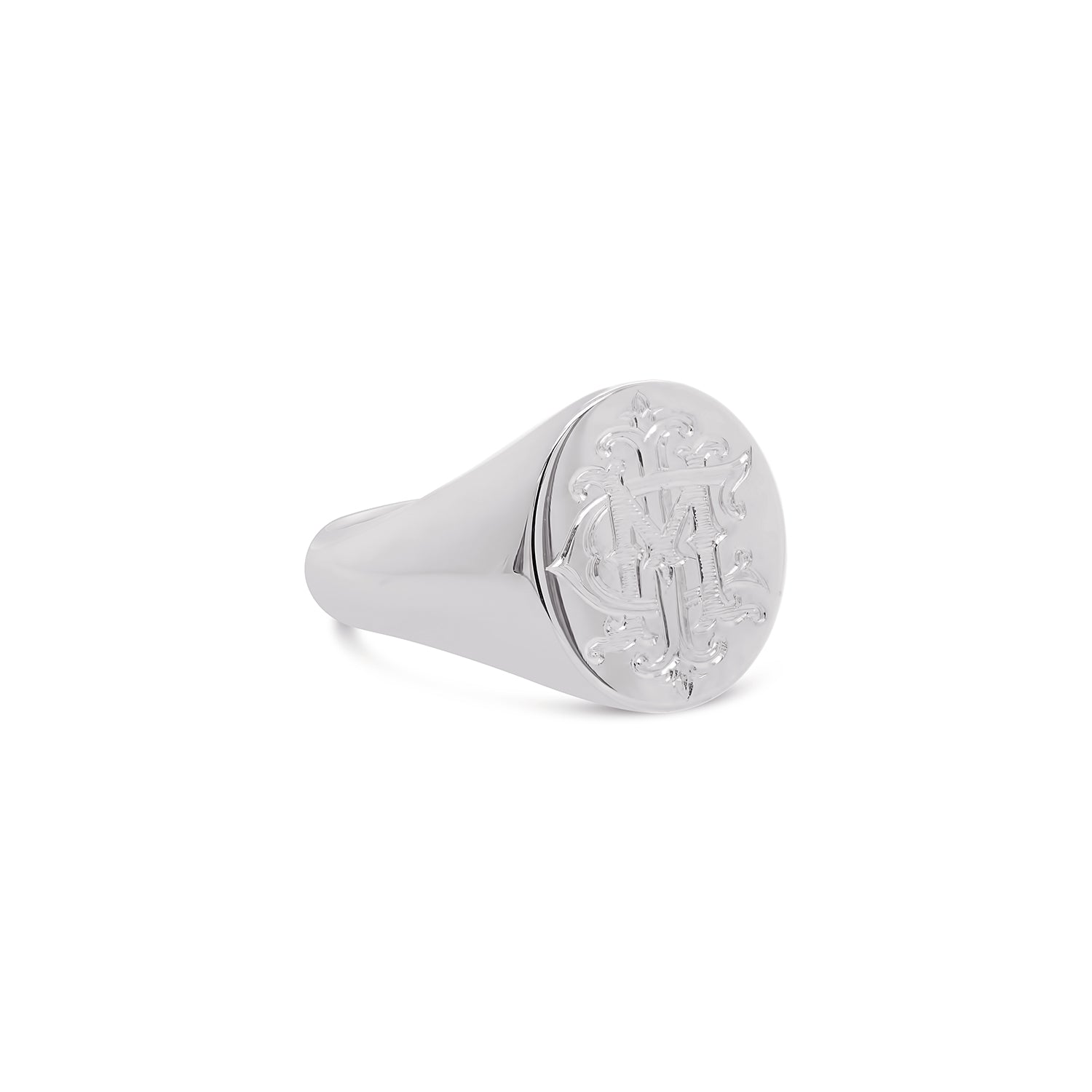 Oval Gold Signet Ring