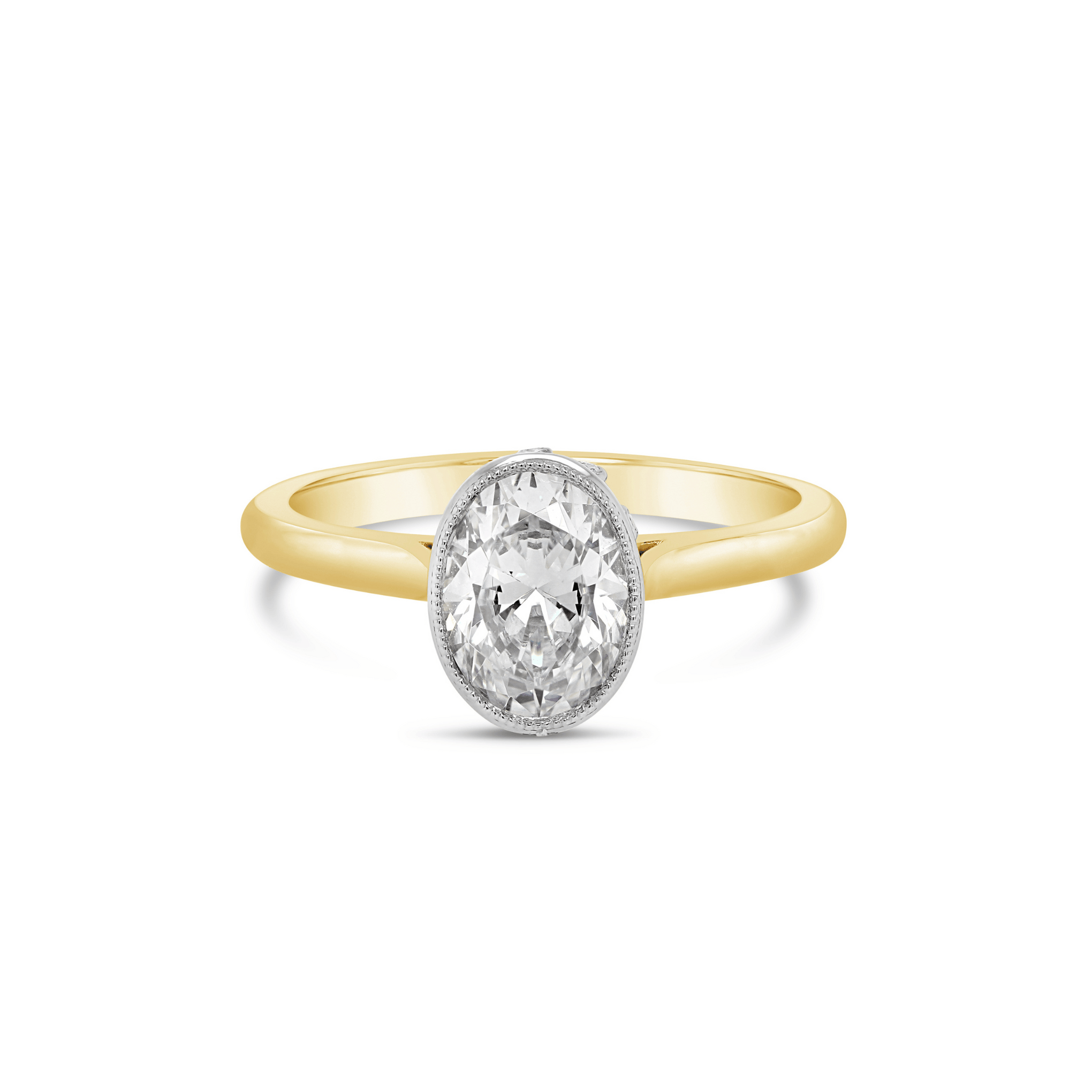 MY BELLE EPOQUE OVAL CUT PORTRAIT DIAMOND ENGAGEMENT RING