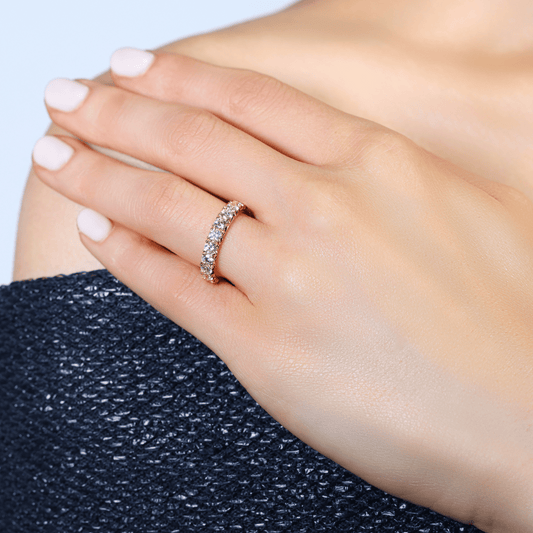 R1501_Dovetail-Set 1.5ct Round Brilliant Cut Diamond Ring - 18ct Yellow Gold