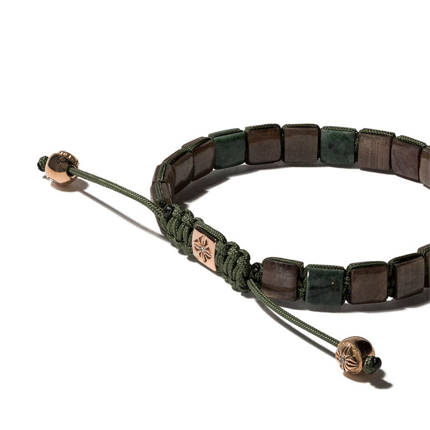 Shamballa Bracelet With Brown Sapphires Beaded Bracelets for Men