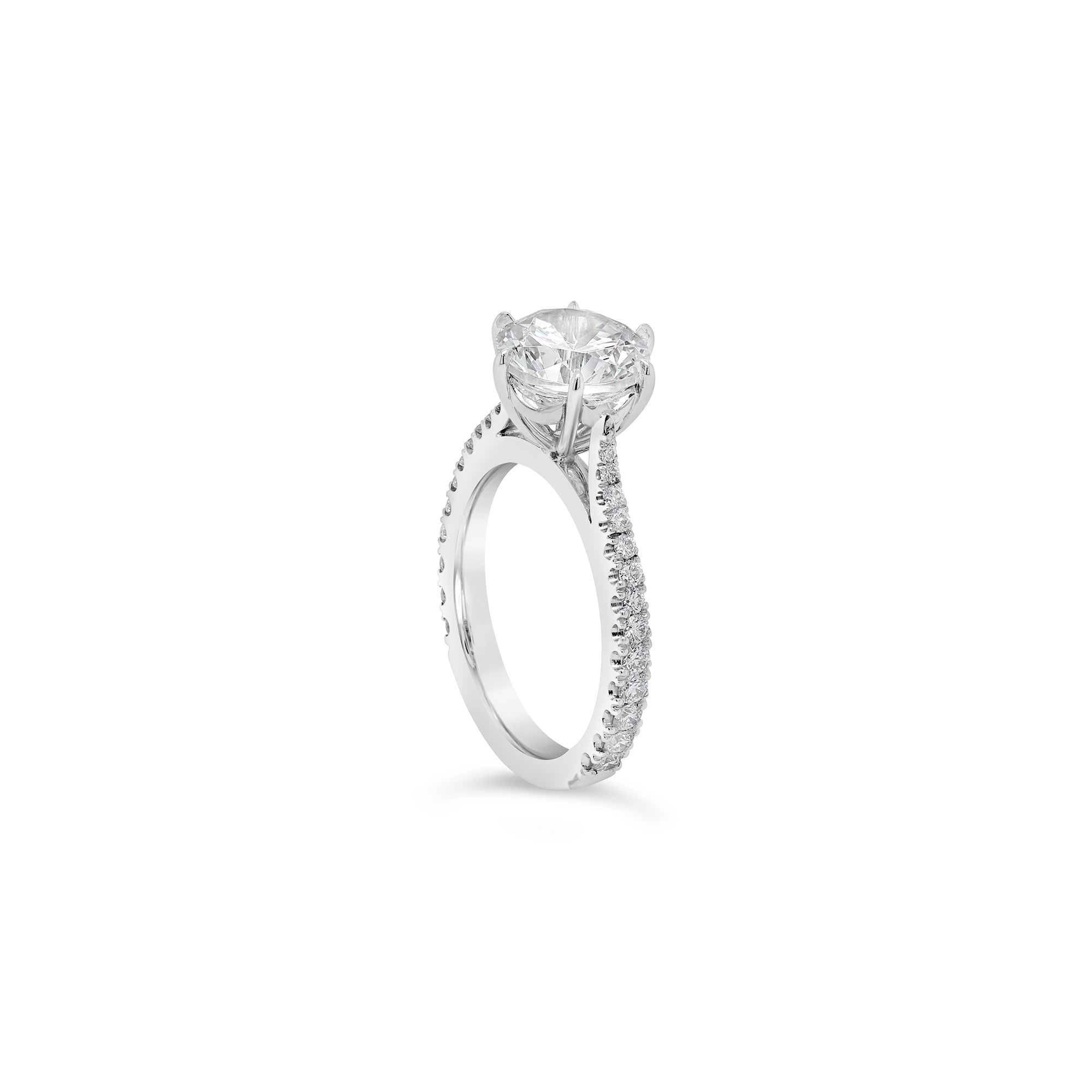 Round Brilliant Cut Lab Grown Diamond Ring