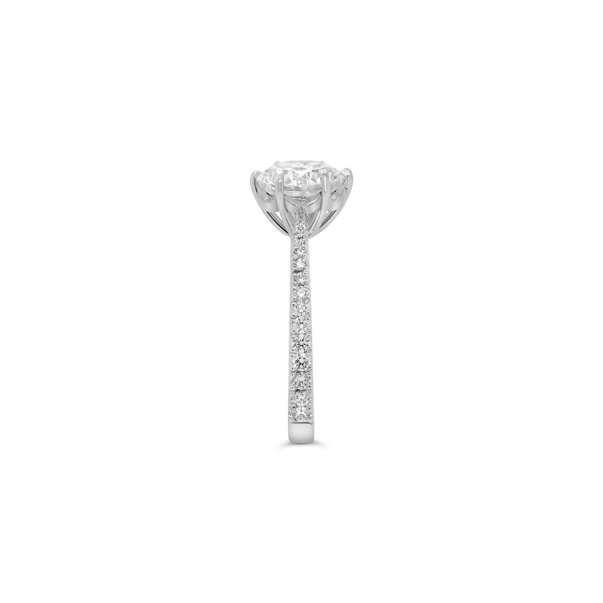 Round Brilliant Cut Lab Grown Diamond Ring