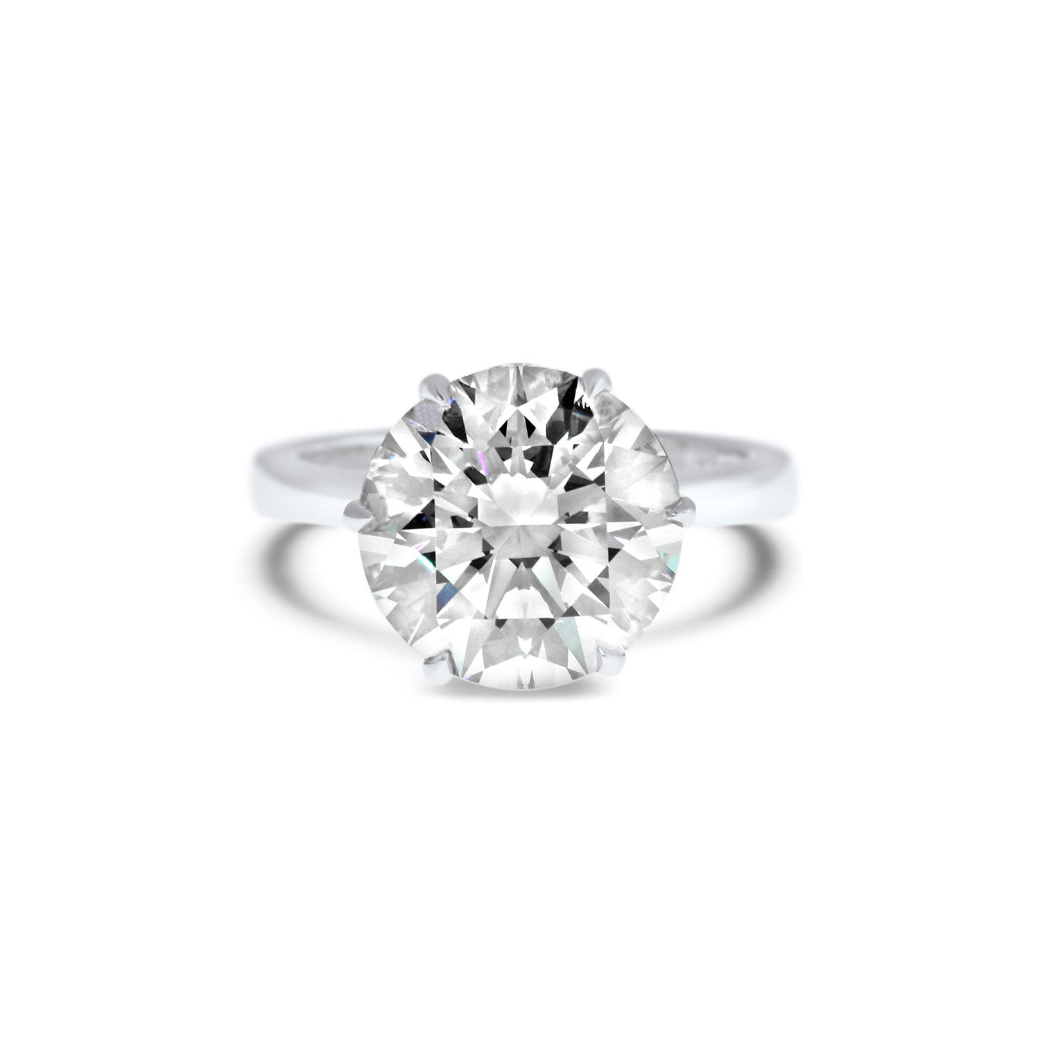 Round Brilliant Cut Solitaire Diamond Engagement Ring