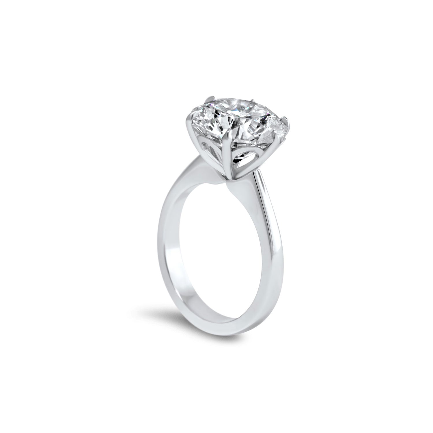 Round Brilliant Cut Solitaire Diamond Engagement Ring