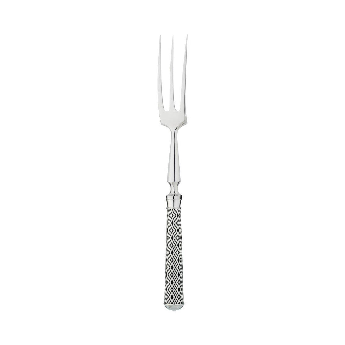 ARLEQUIN CARVING FORK SILVER PLATED STERLING SILVER