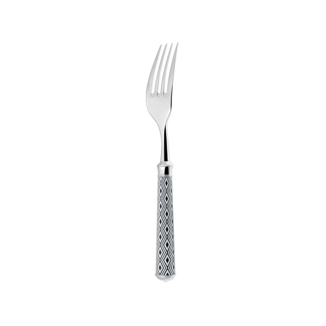 ERCUIS ARLEQUIN DINNER FORK SILVER PLATED