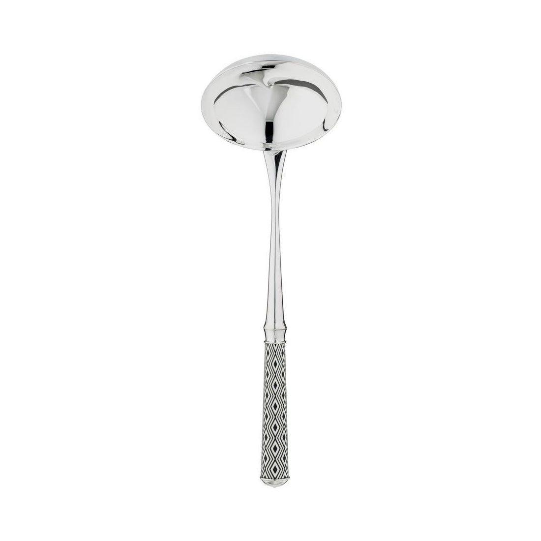 ARLEQUIN SOUP LADLE STERLING SILVER SILVER PLATED