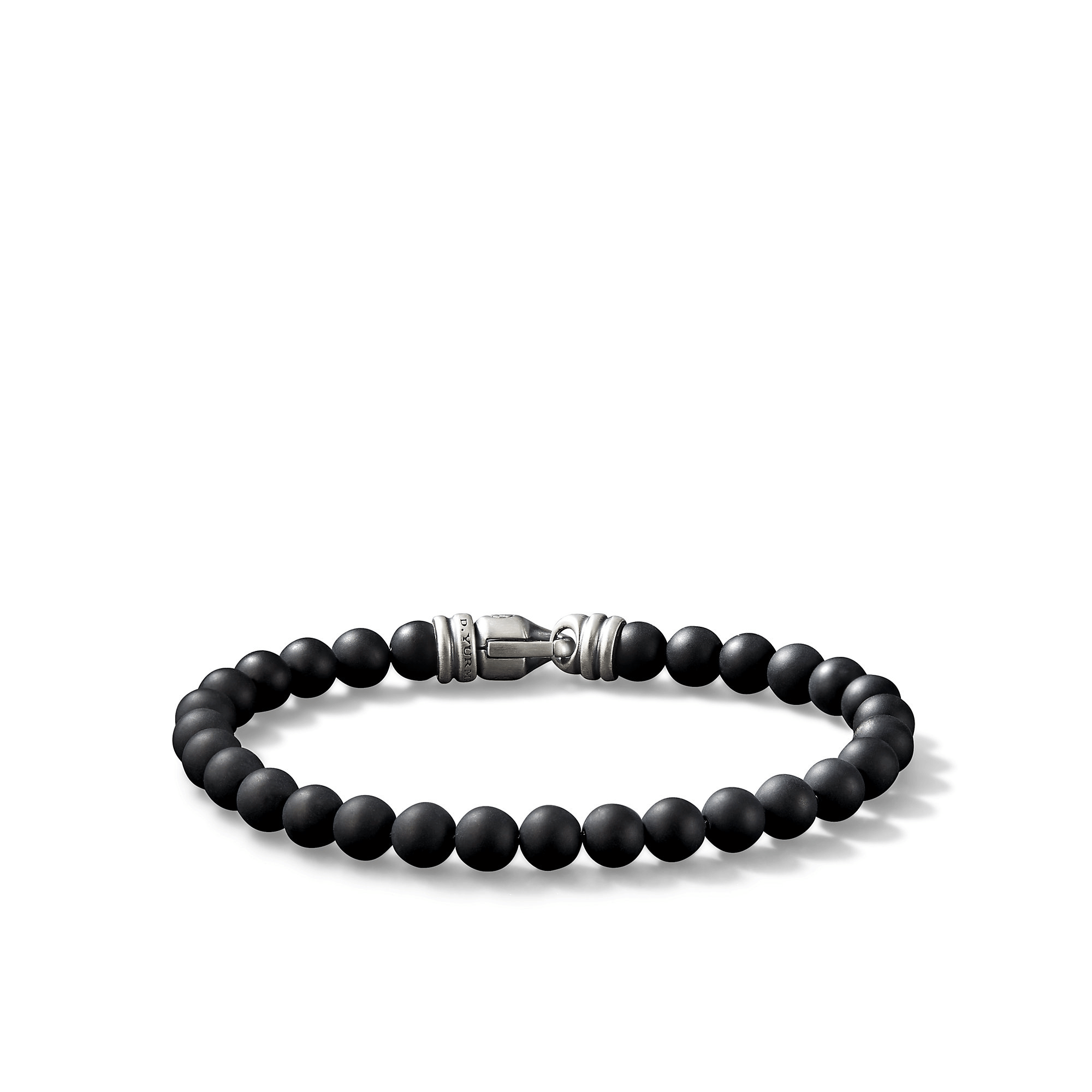 Spiritual Beads Bracelet Sterling Silver with Black Onyx