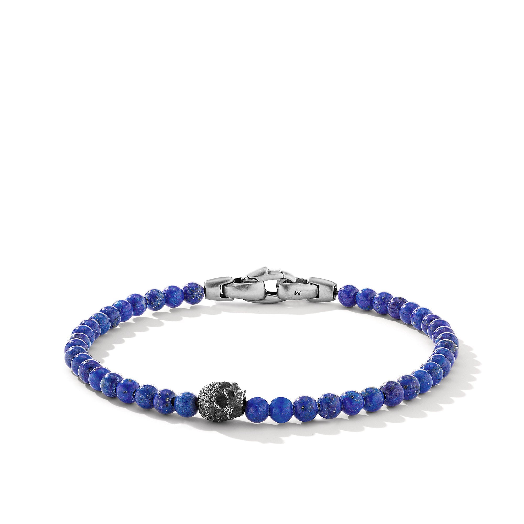 Spiritual Beads Skull Bracelet with Lapis