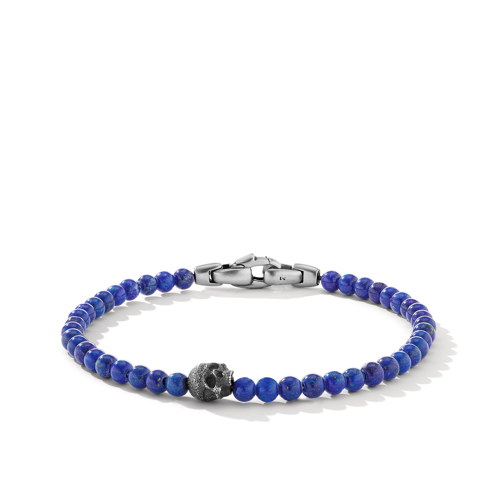 Spiritual Beads Skull Bracelet with Lapis