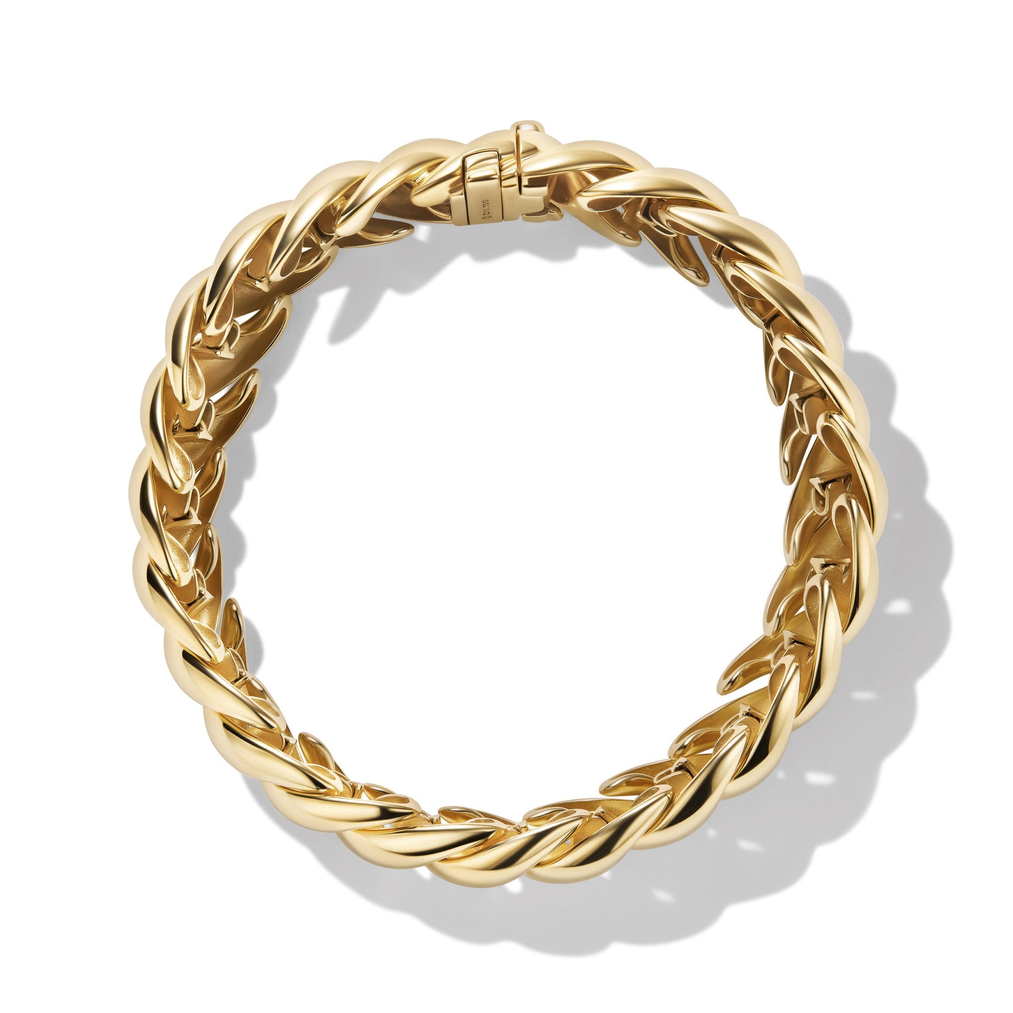 Sculpted Cable Bracelet in 18ct Yellow Gold