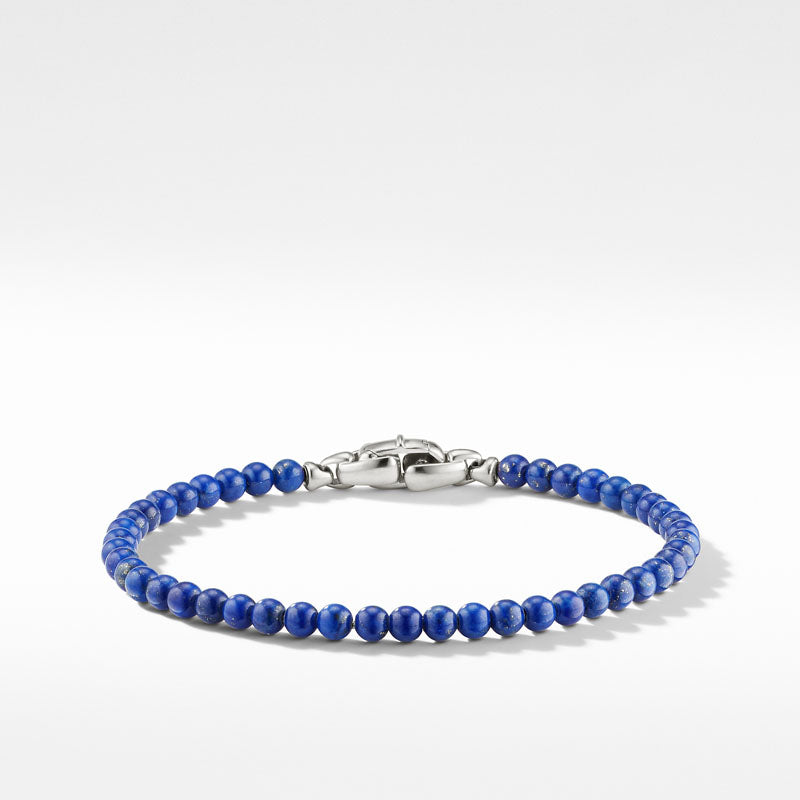Spiritual Beads Bracelet with Lapis - Medium