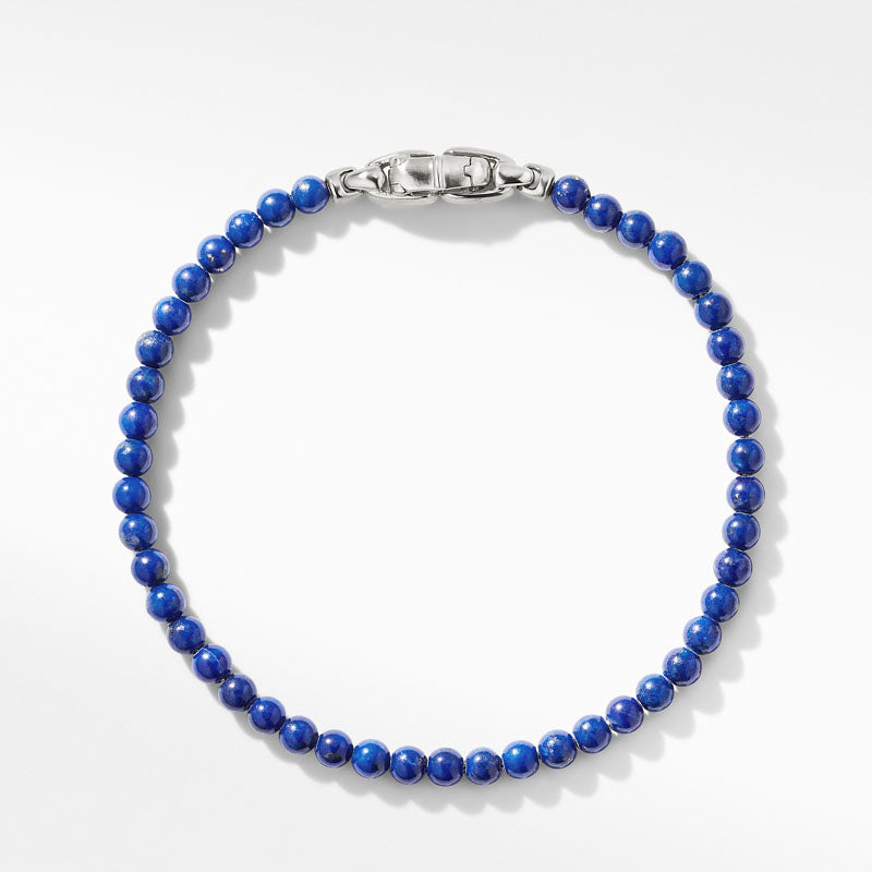 Spiritual Beads Bracelet with Lapis - Medium