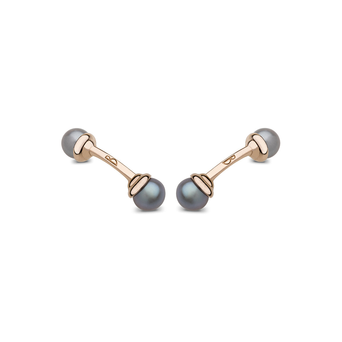 Barbarulo Napoli mini ball cufflinks with pearls