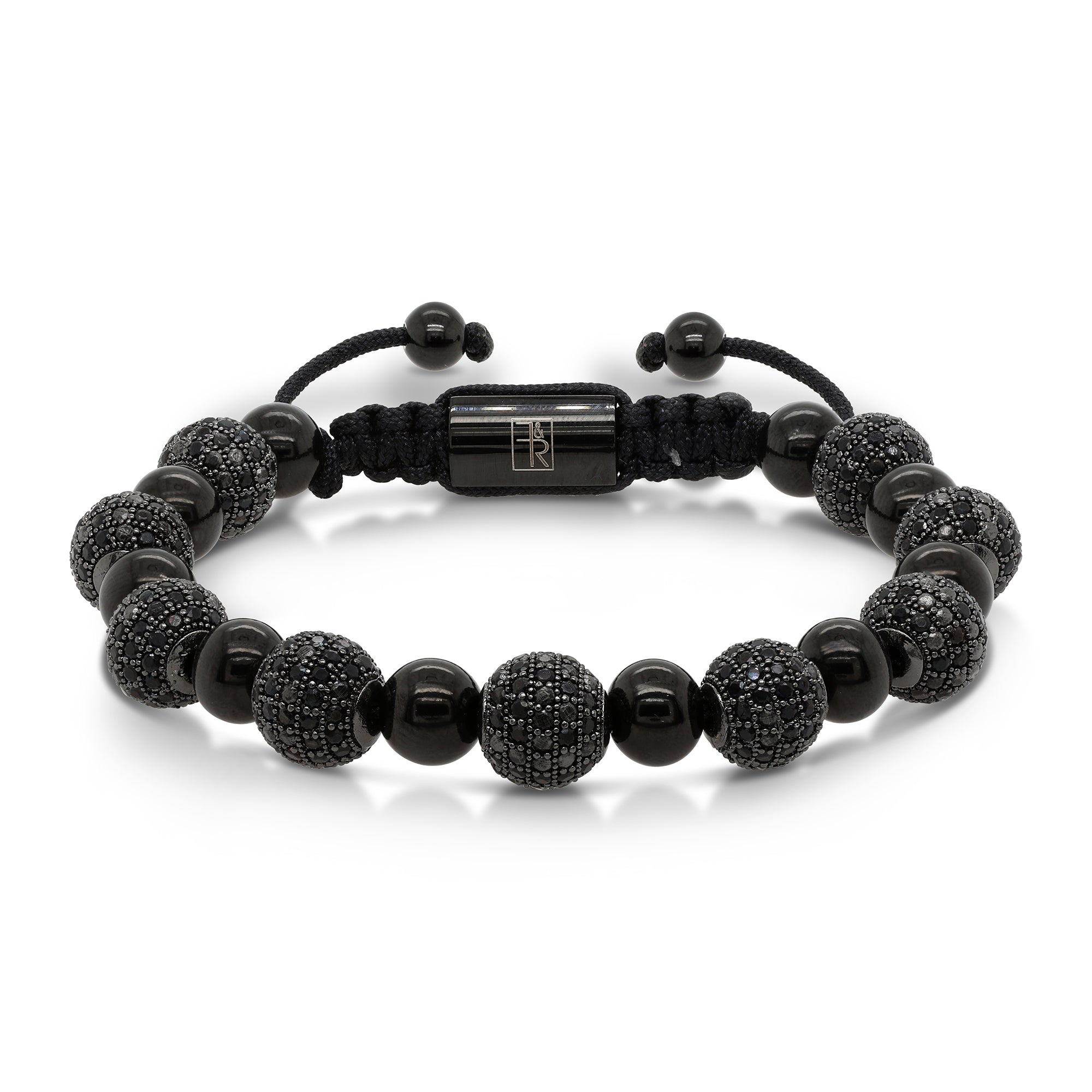 Shamballa style beaded bracelet