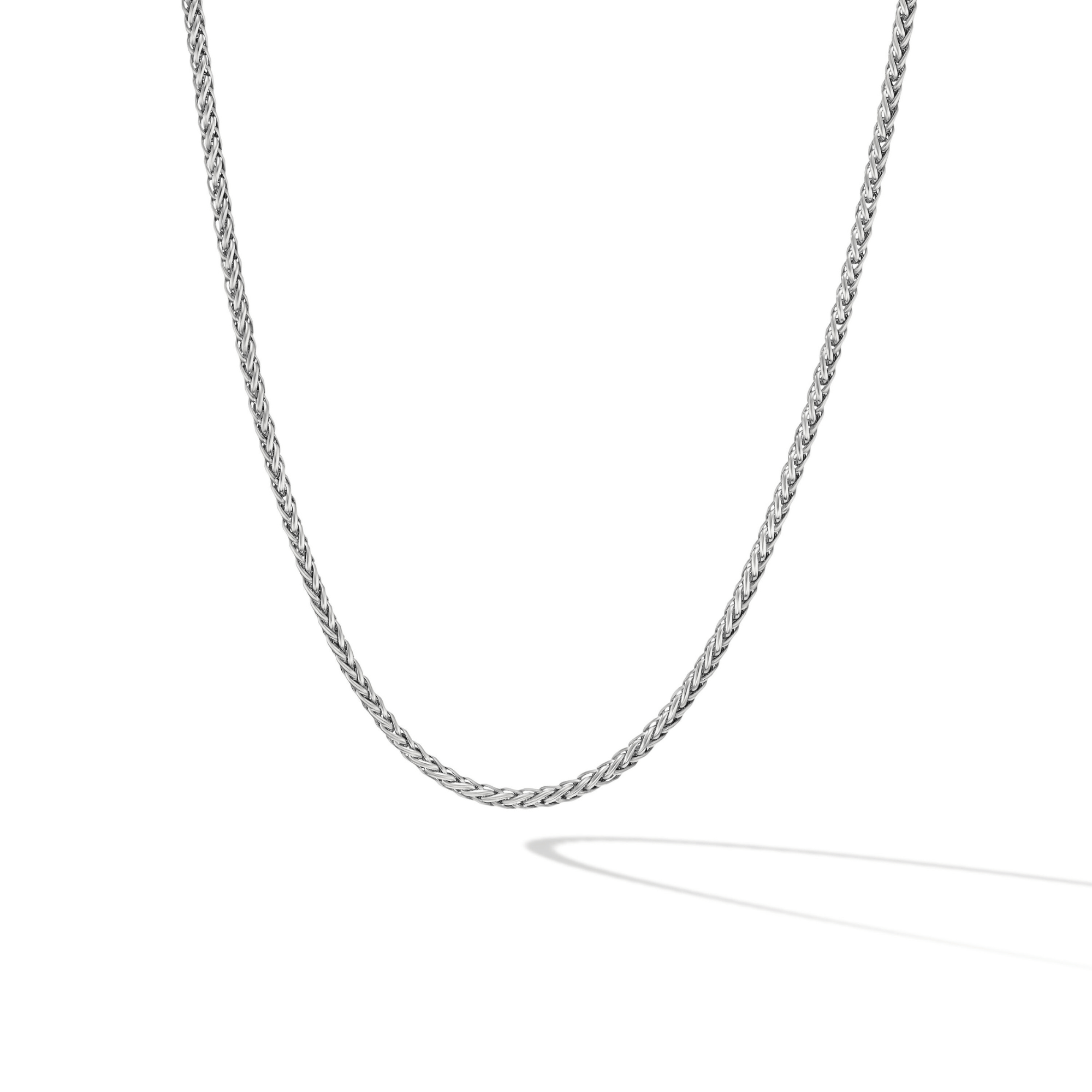 David Yurman Wheat Chain Necklace Sterling Silver