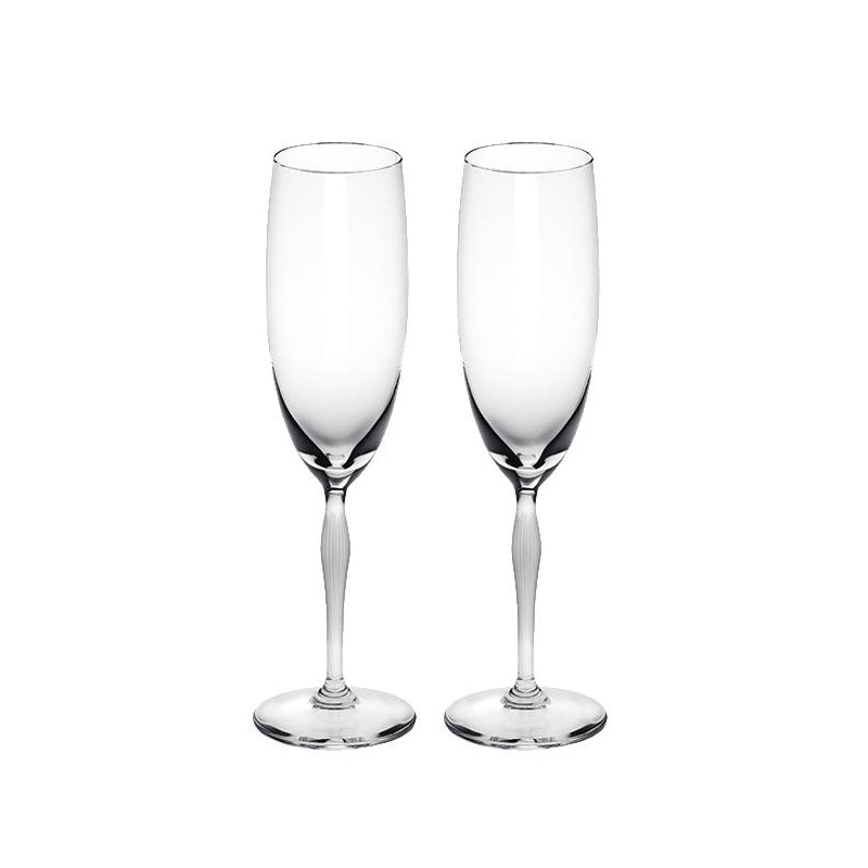 LALIQUE CRYSTAL CHAMPAGNE FLUTE