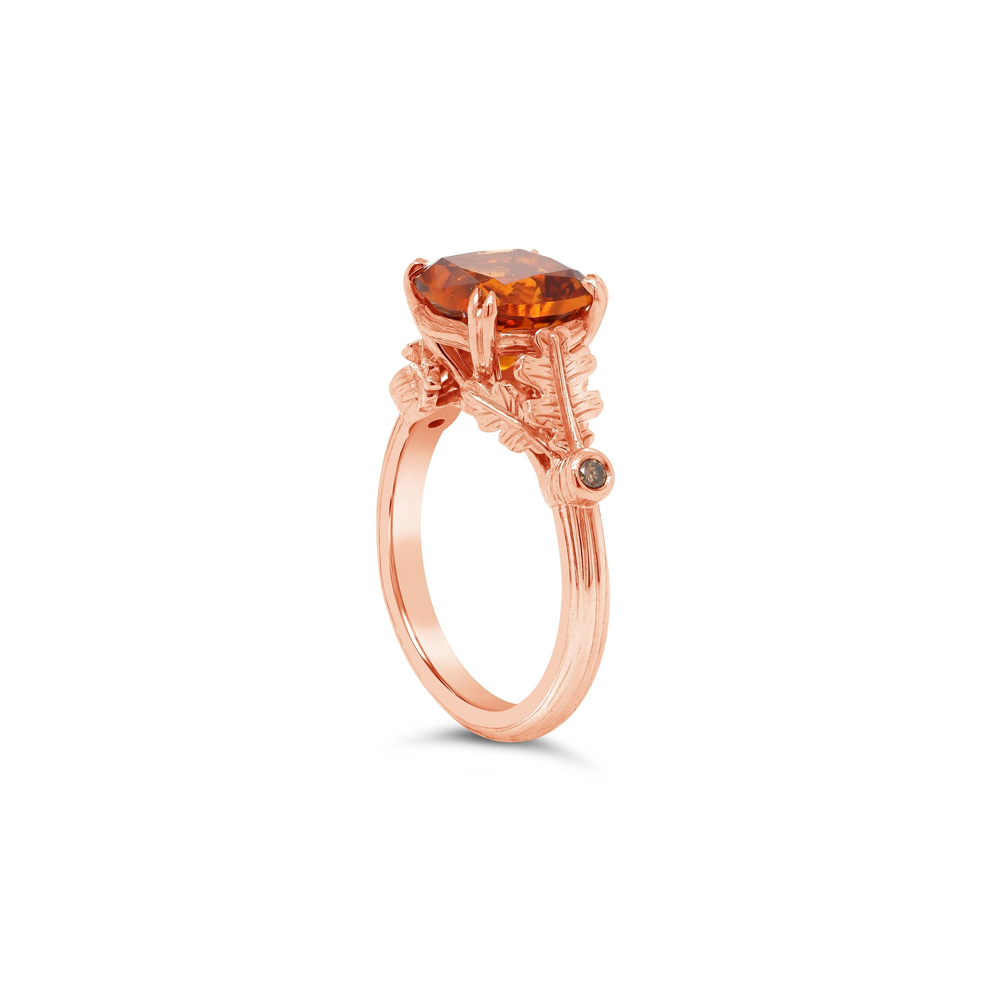 Citrine Ring Rose Gold