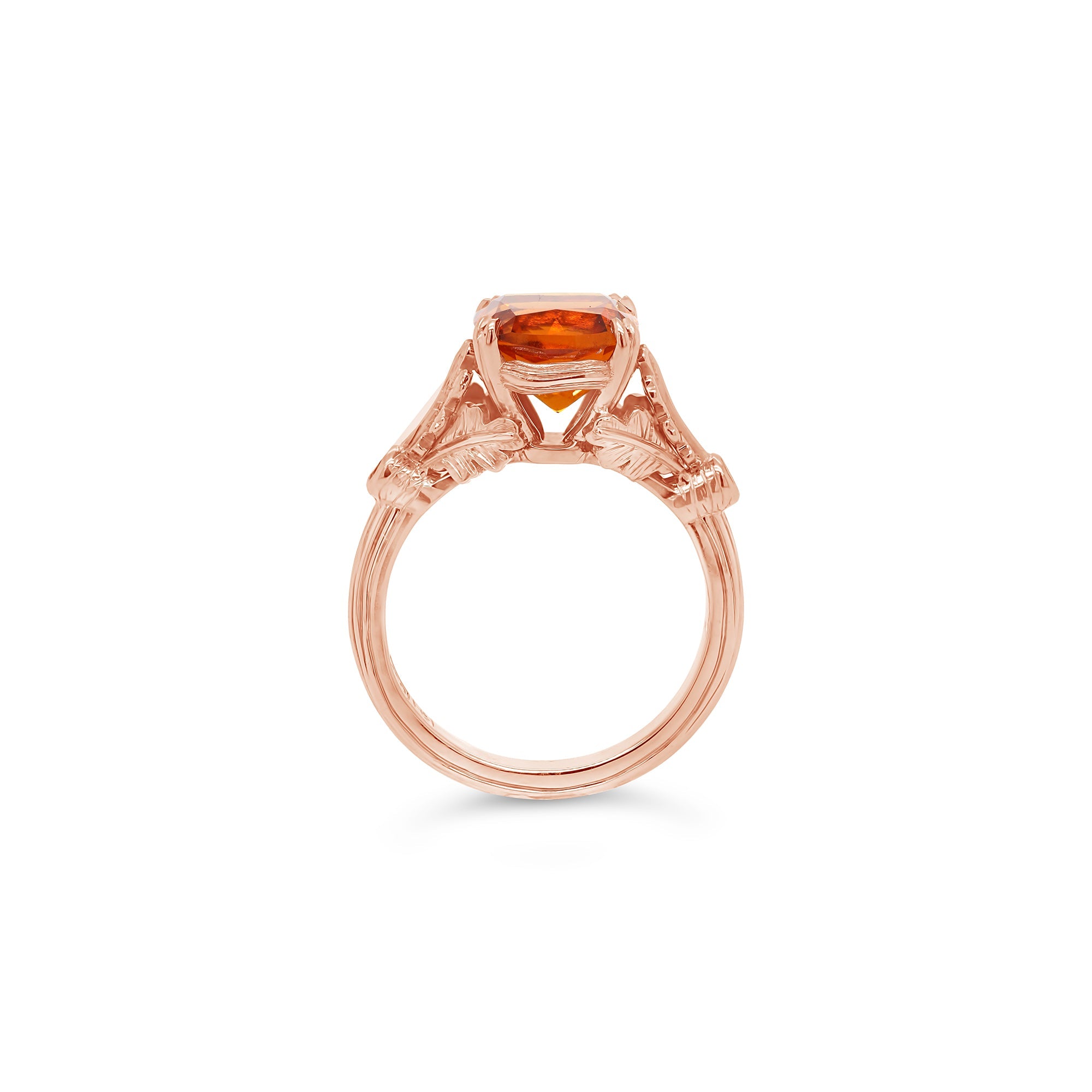 Citrine Ring Rose Gold