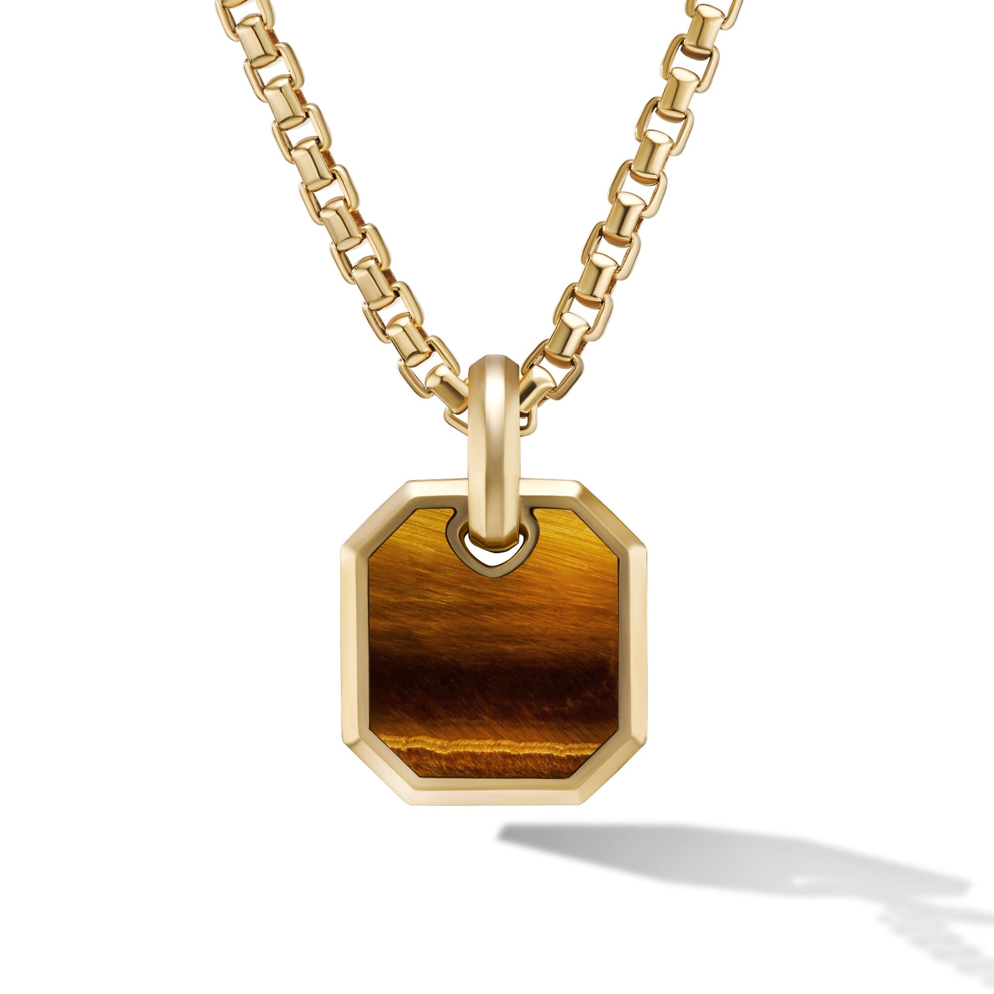 ROMAN AMULET IN 18ct YELLOW GOLD WITH TIGER'S EYE