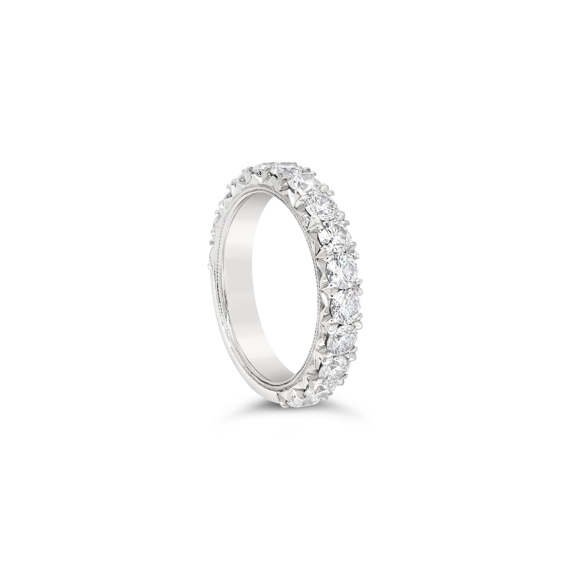 Diamond wedding ring white gold
