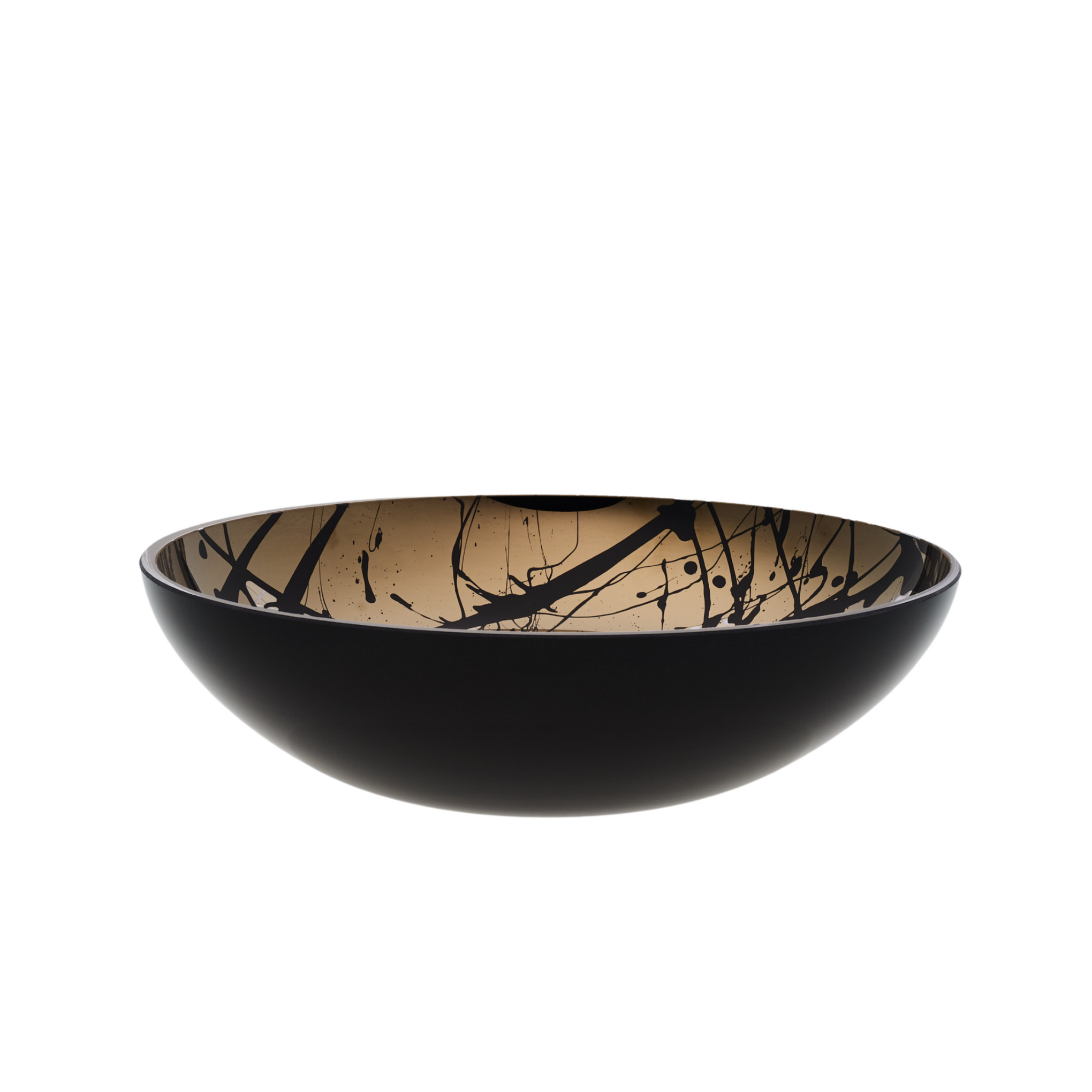 Titanium bowl black bronze decor homewares