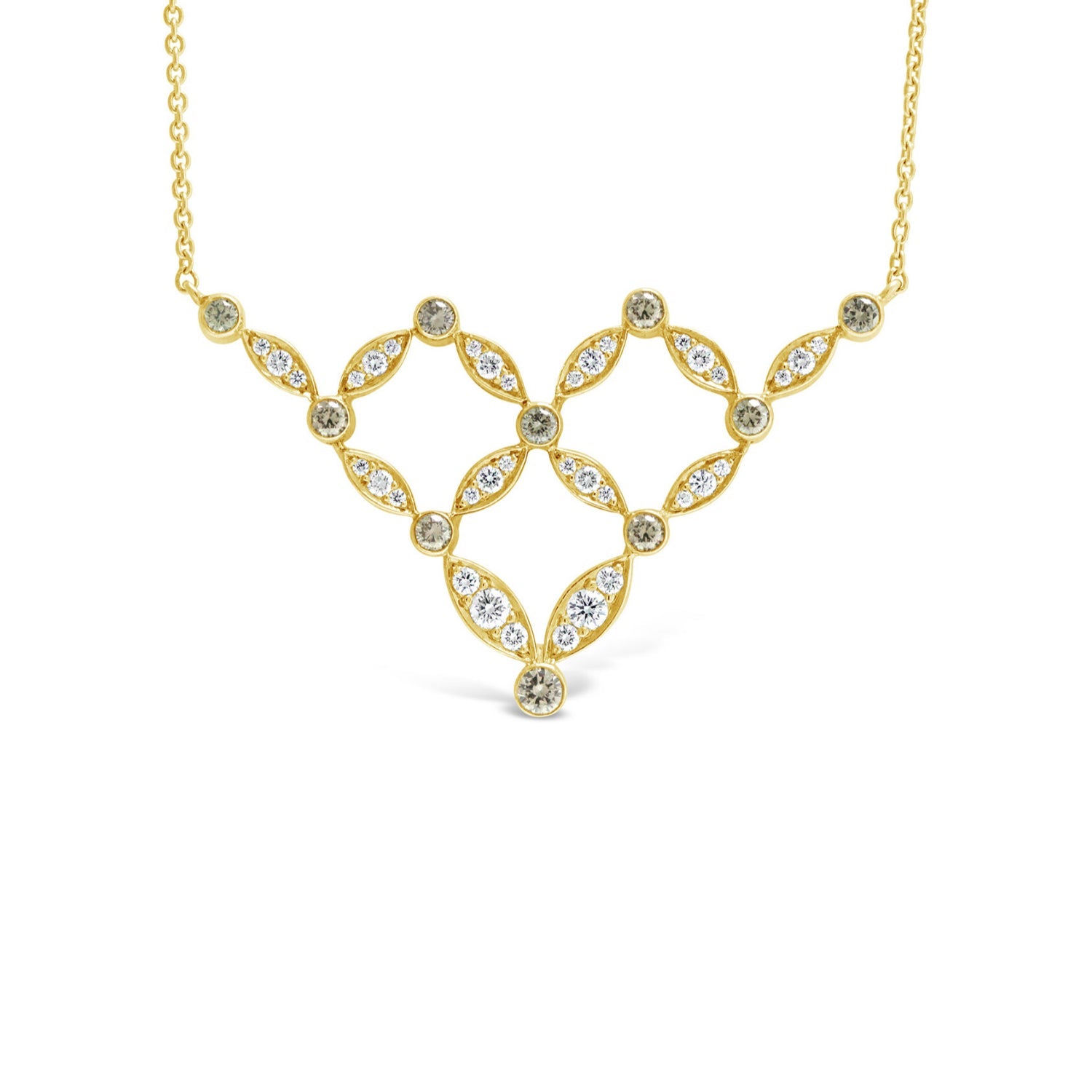 Champagne Diamond Necklace