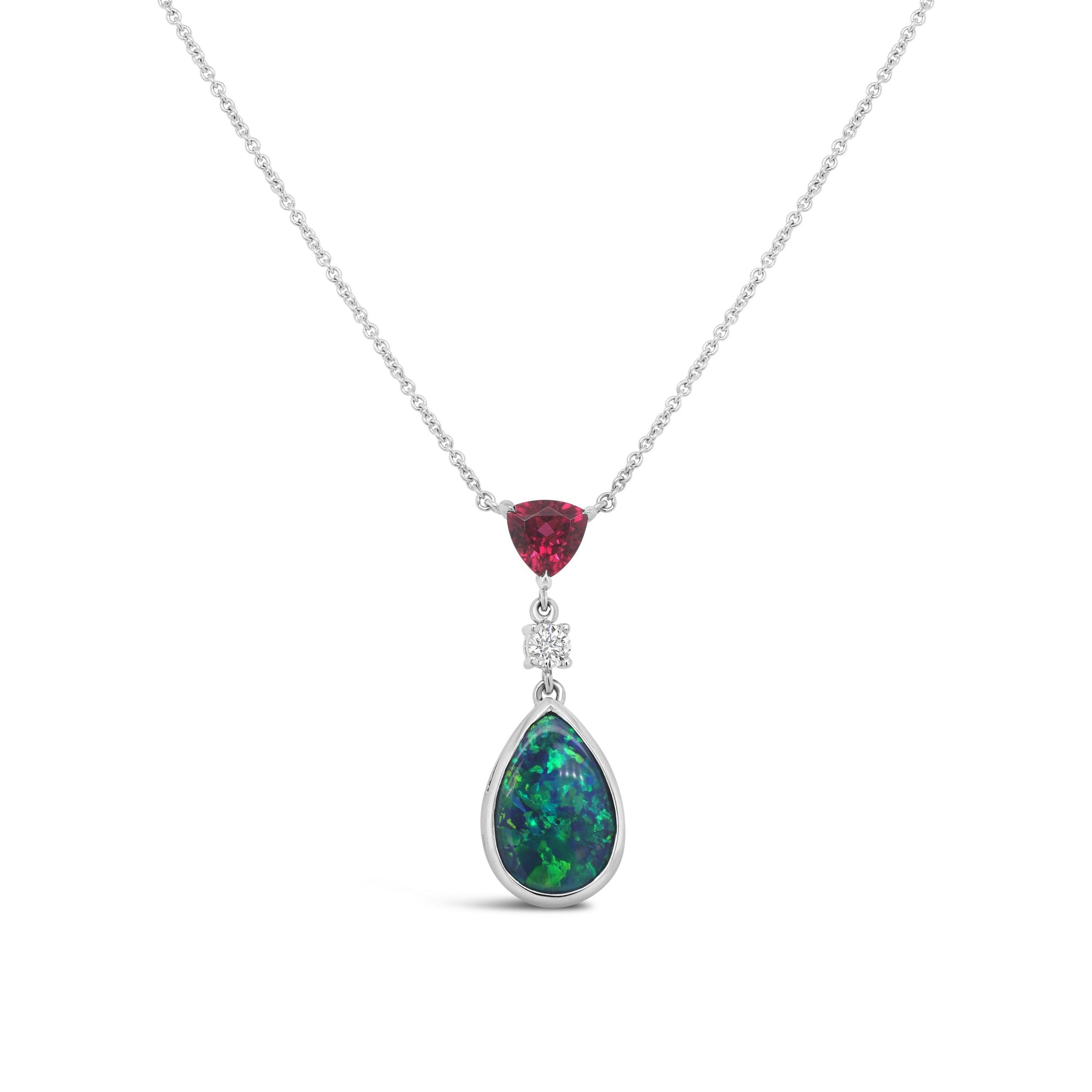 Garnet & Opal Necklace