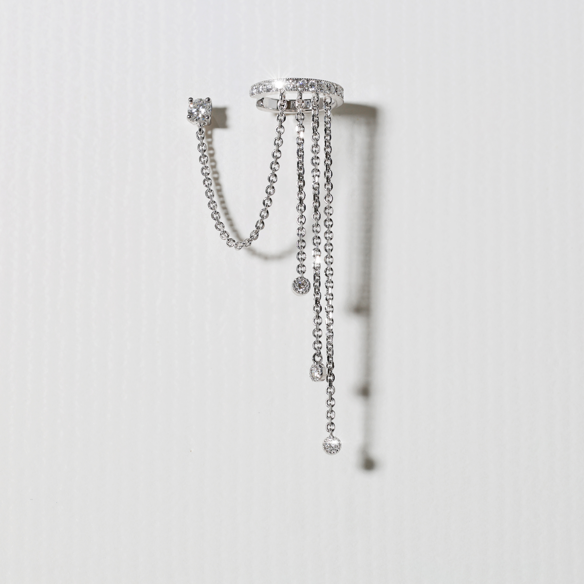 Diamond Helix Earrings