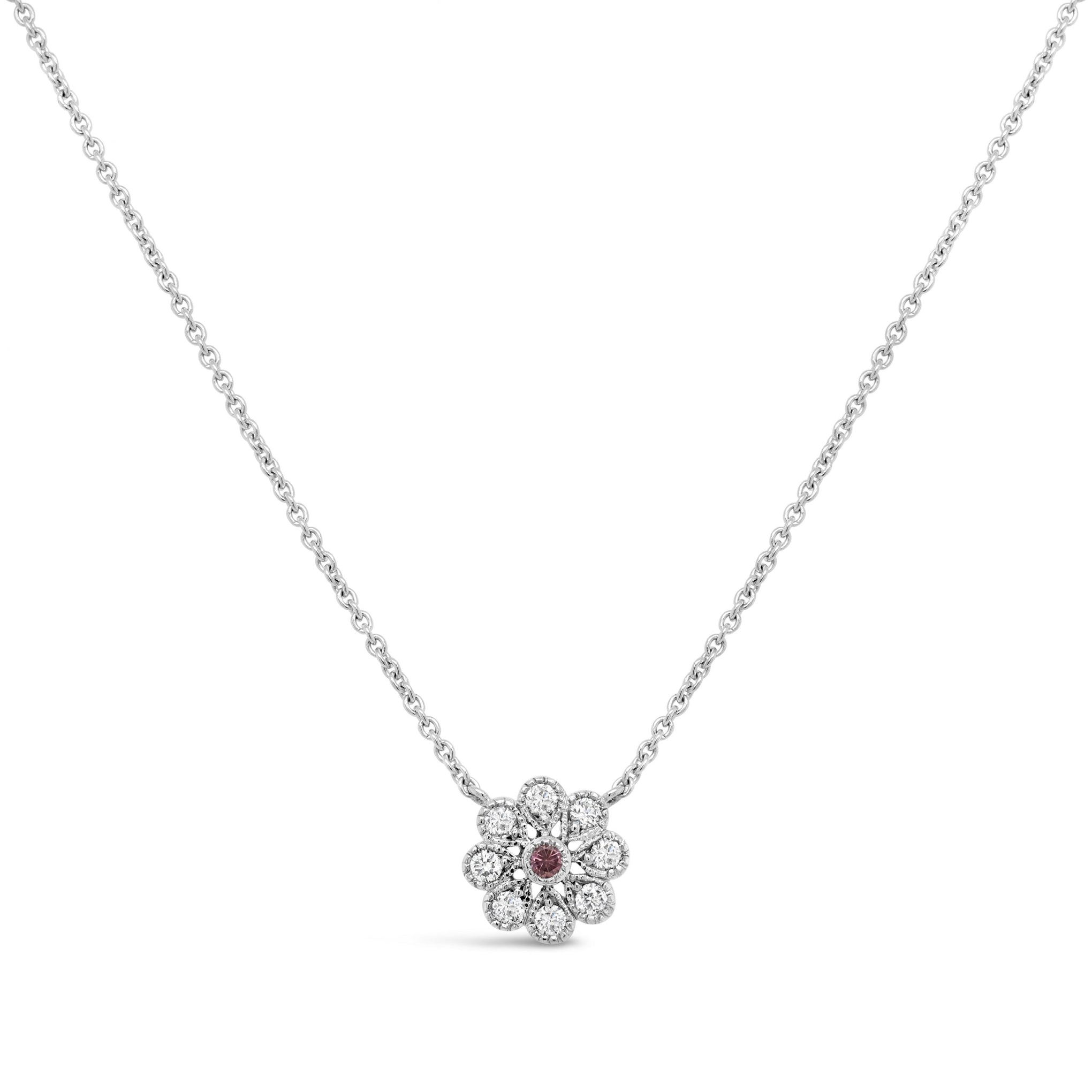 Ellerston Pink Sapphire & Diamond Necklace