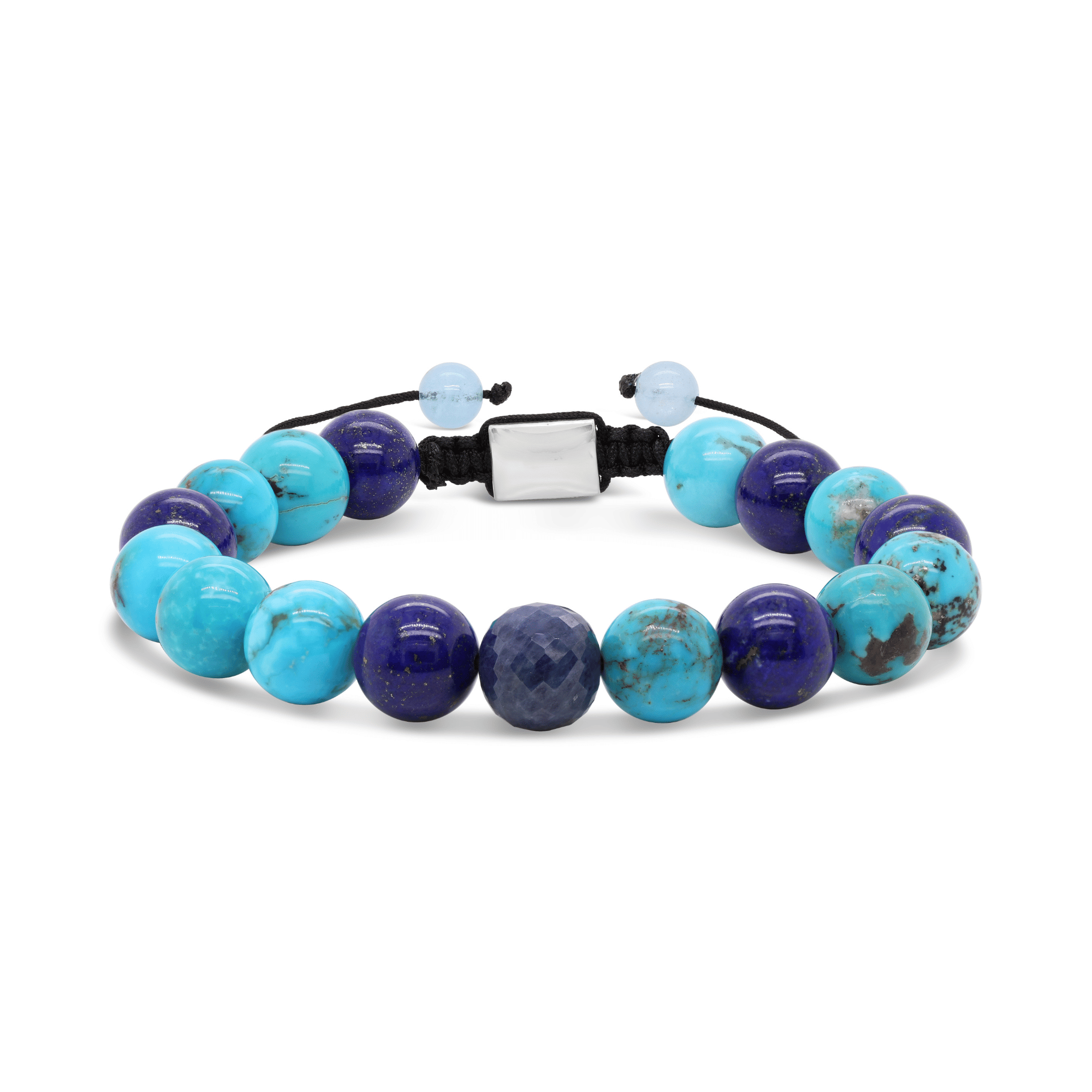 Aquamarine and 2025 sapphire bracelet