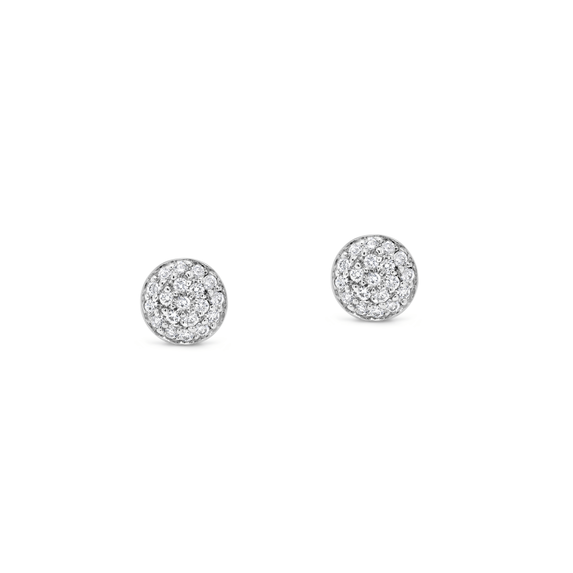 Round Brilliant Cut Diamond Stud Earrings