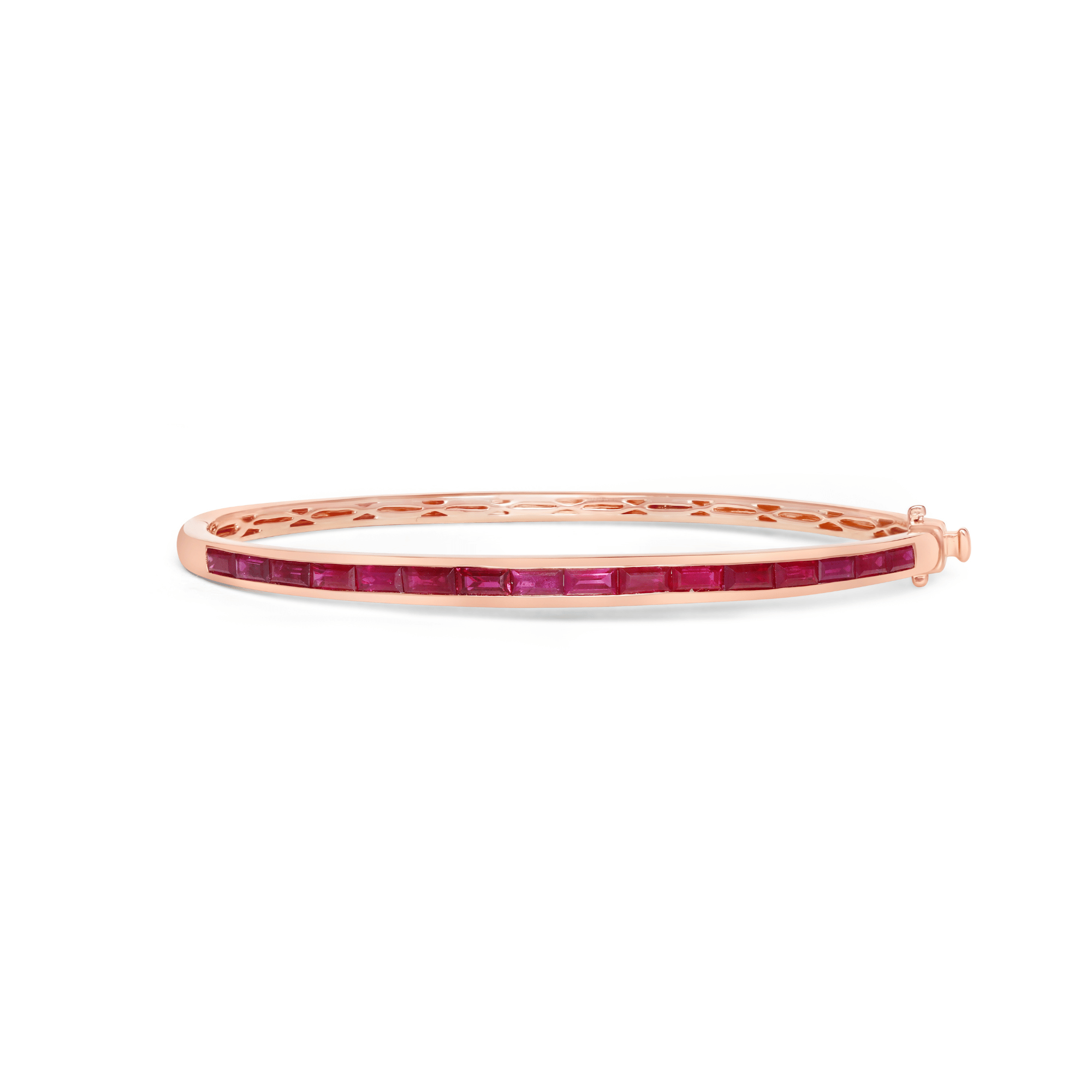 Baguette Cut Ruby Bracelets for Women