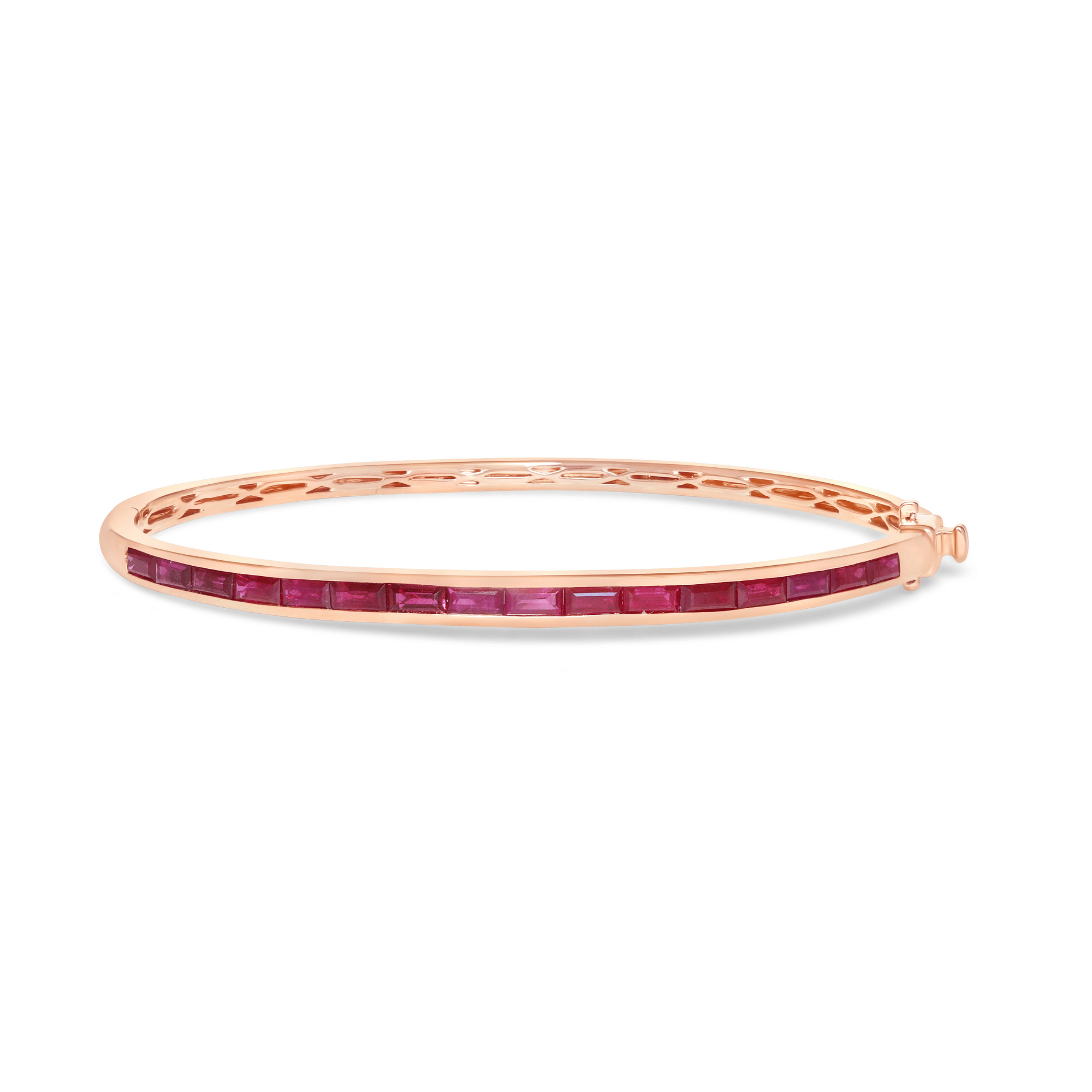 Baguette Cut Ruby Bracelets for Women