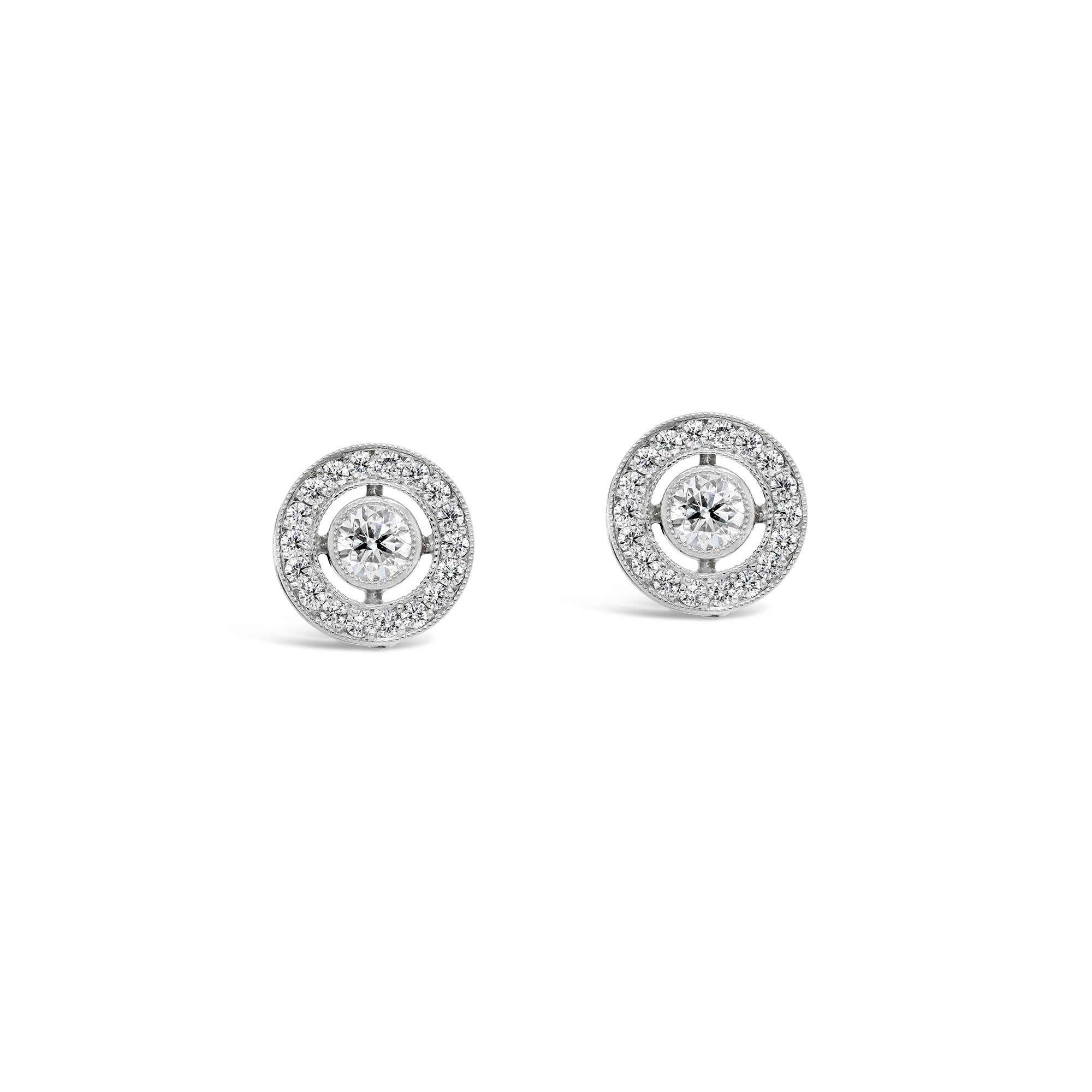 Diamond Target Earrings – Fairfax & Roberts
