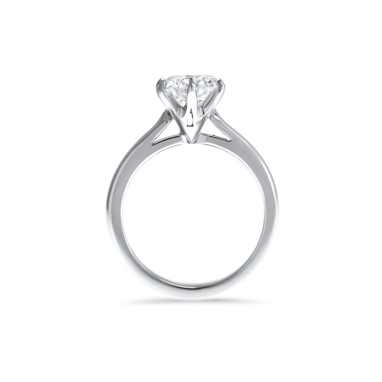 Round Brilliant Cut Solitaire Diamond Engagement Ring