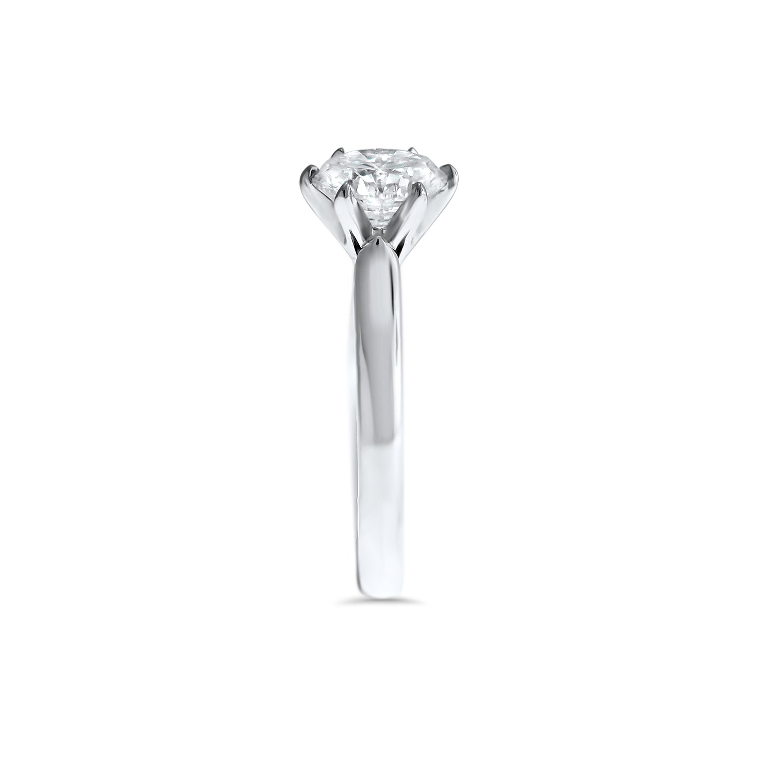 Round Brilliant Cut Solitaire Diamond Engagement Ring