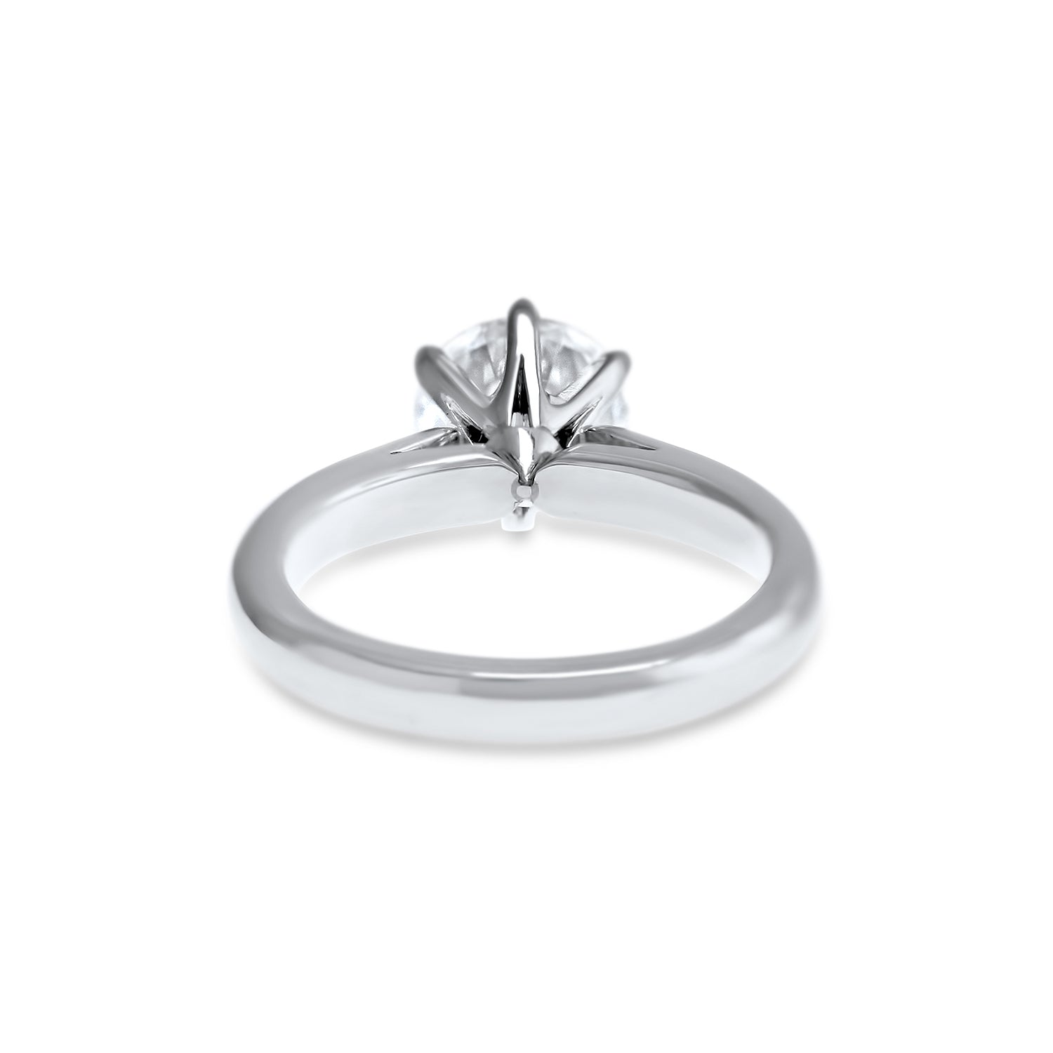 Round Brilliant Cut Lab Grown Diamond Engagement Ring