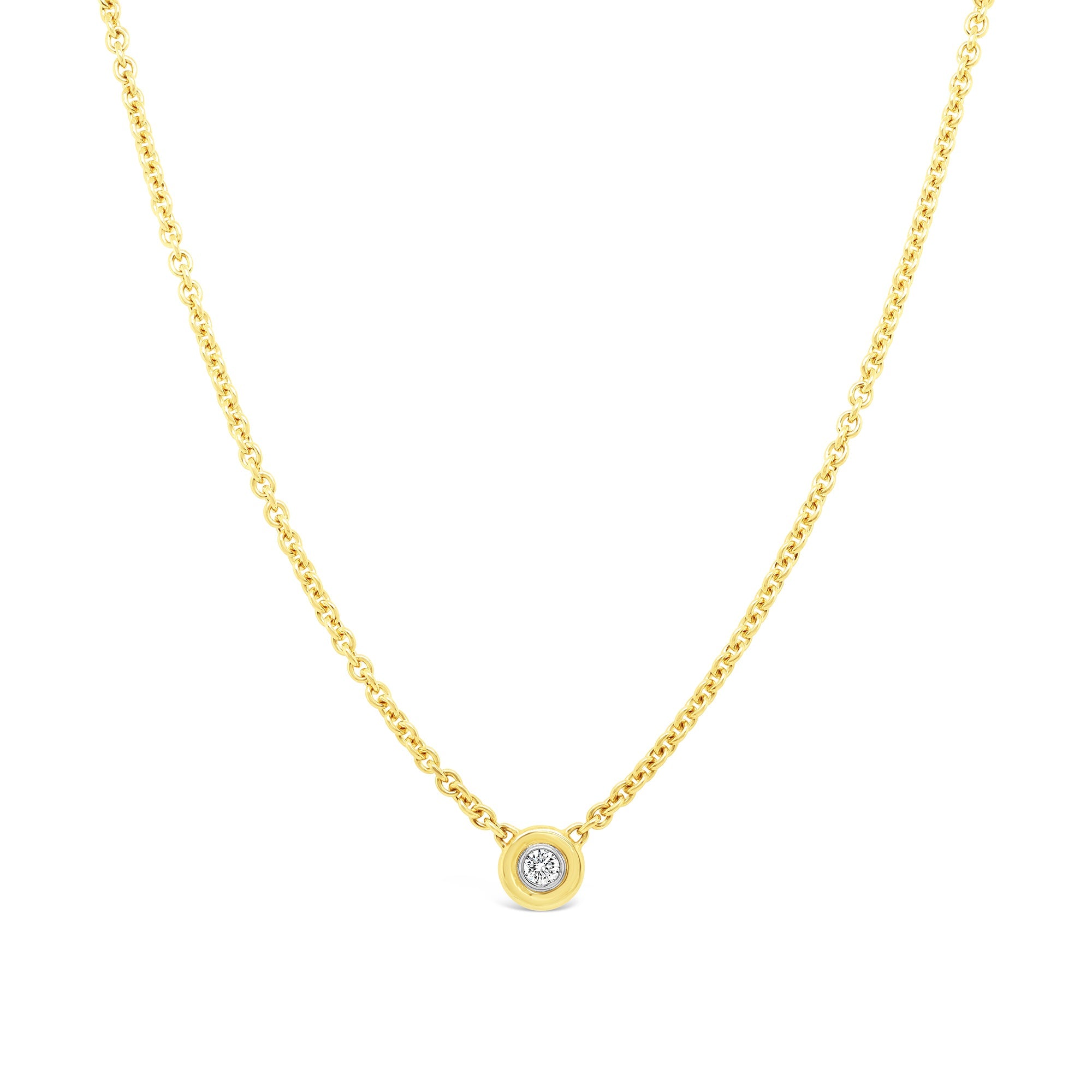 18ct yellow gold diamond set choker necklace