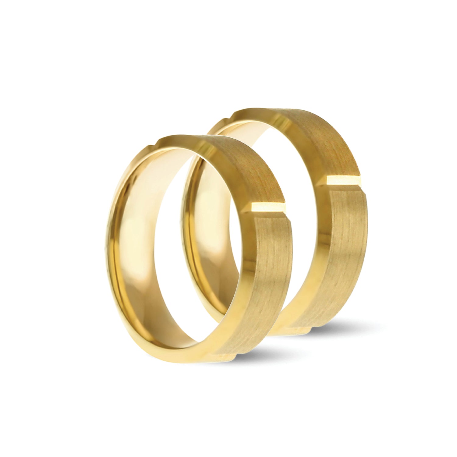 Men's Wedding & Engagement Ring in Yellow Gold