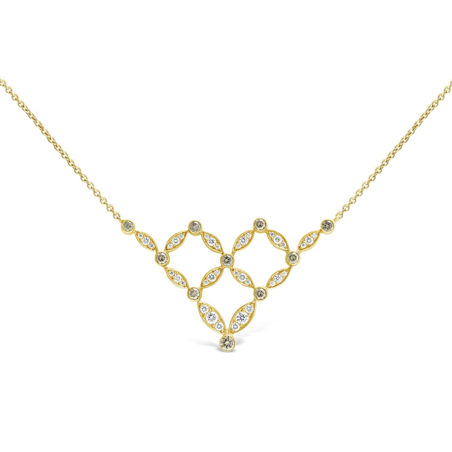 Champagne Diamond Necklace