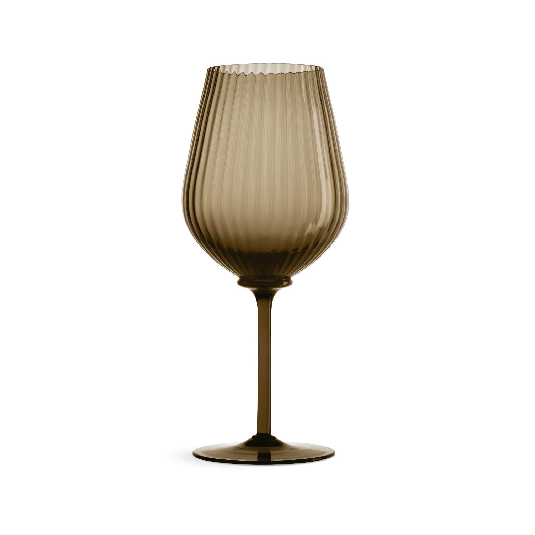 Nason Moretti Cote d’Or Murano Red Wine Glass Chestnut