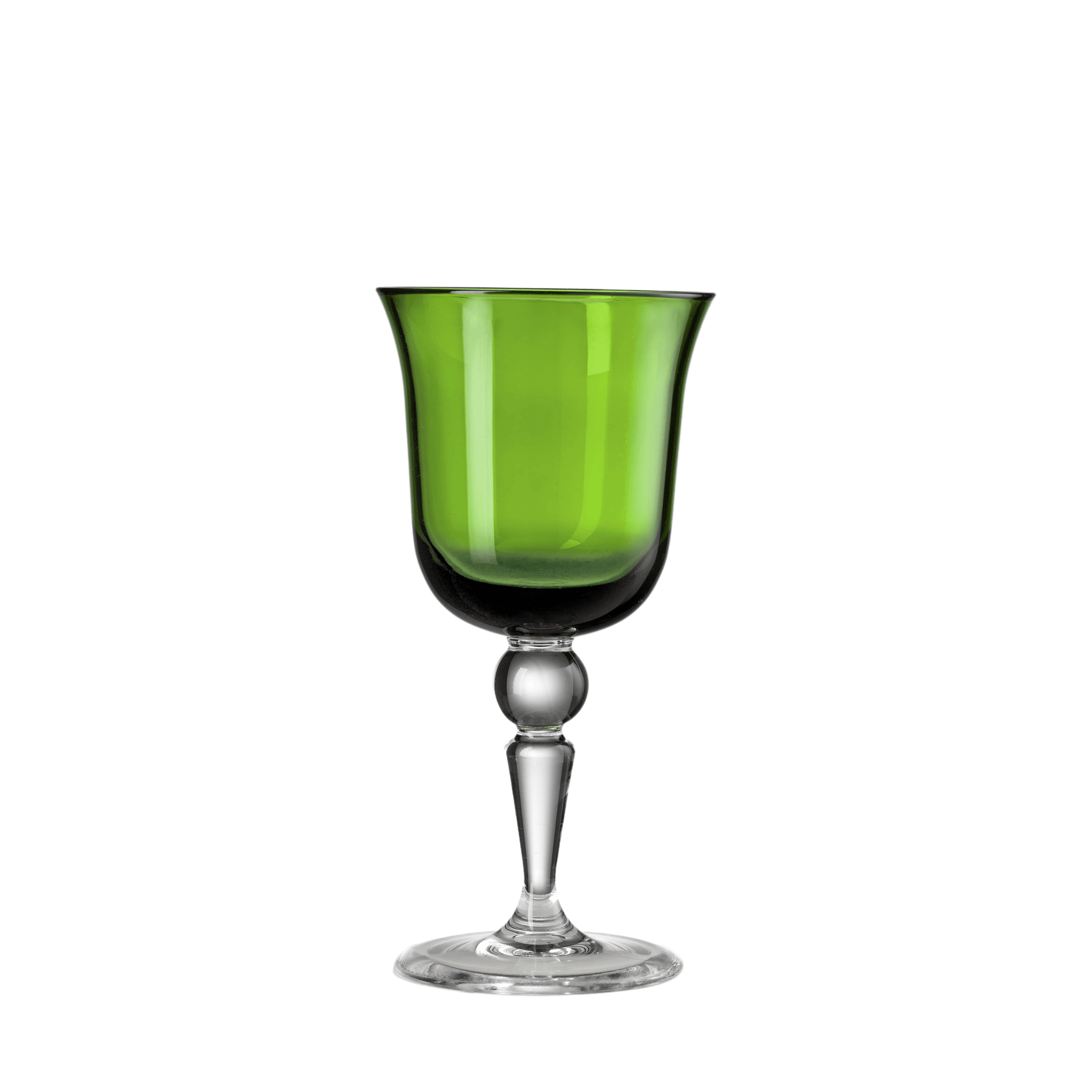 Water Glass green outdoor dining
