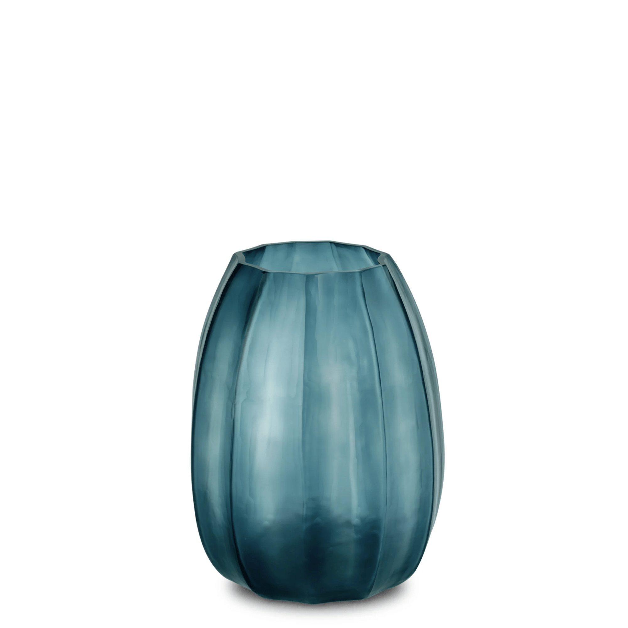 Guaxs blue glass vase