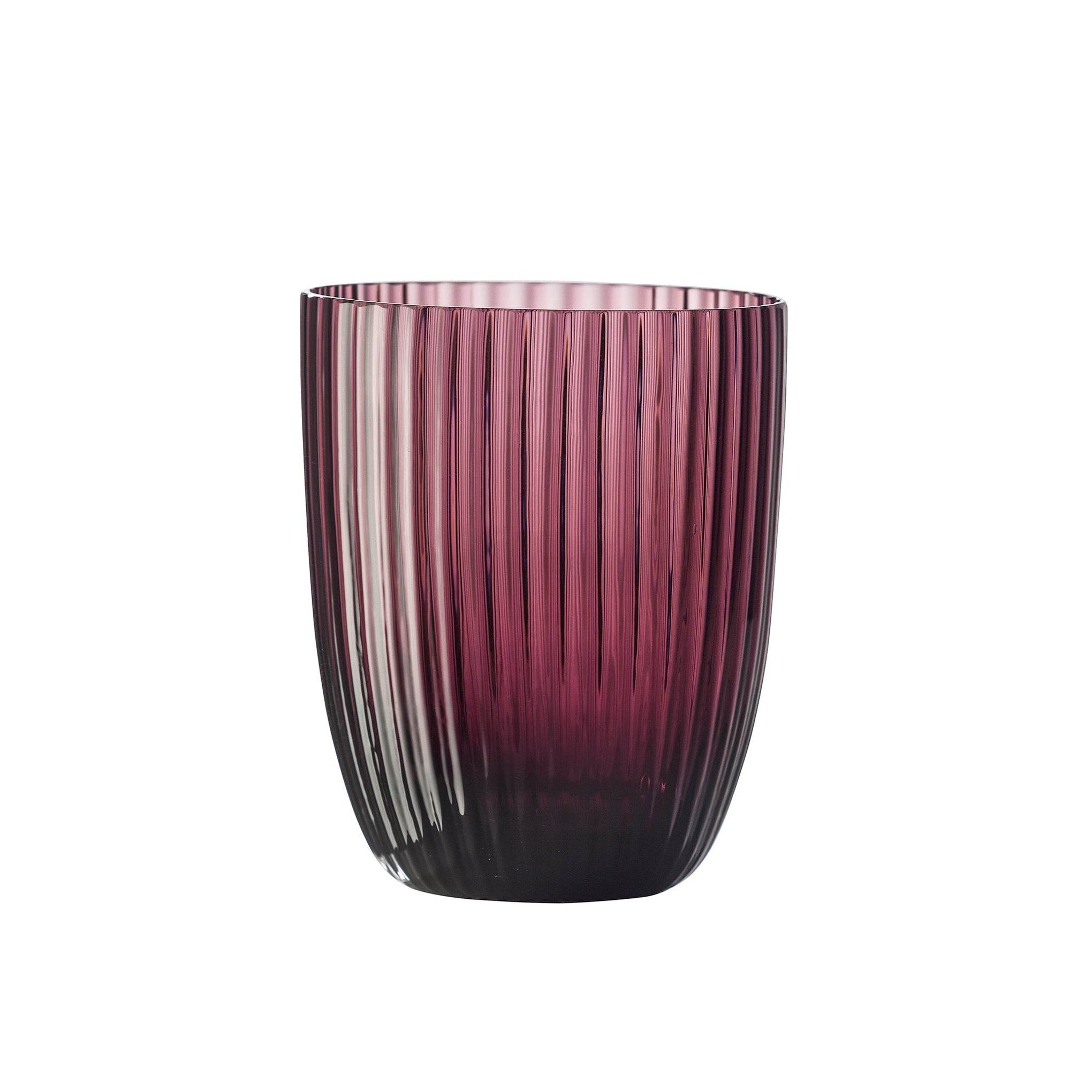 Nason Moretti Idra Murano Water Glasses Amethyst