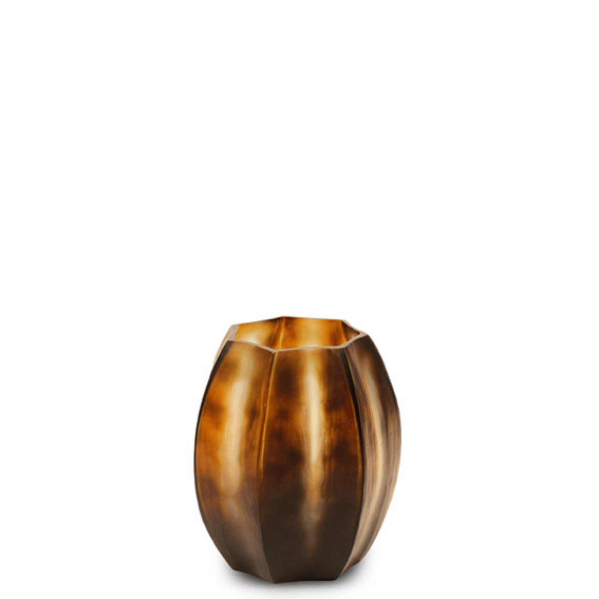 Guaxs brown glass vase