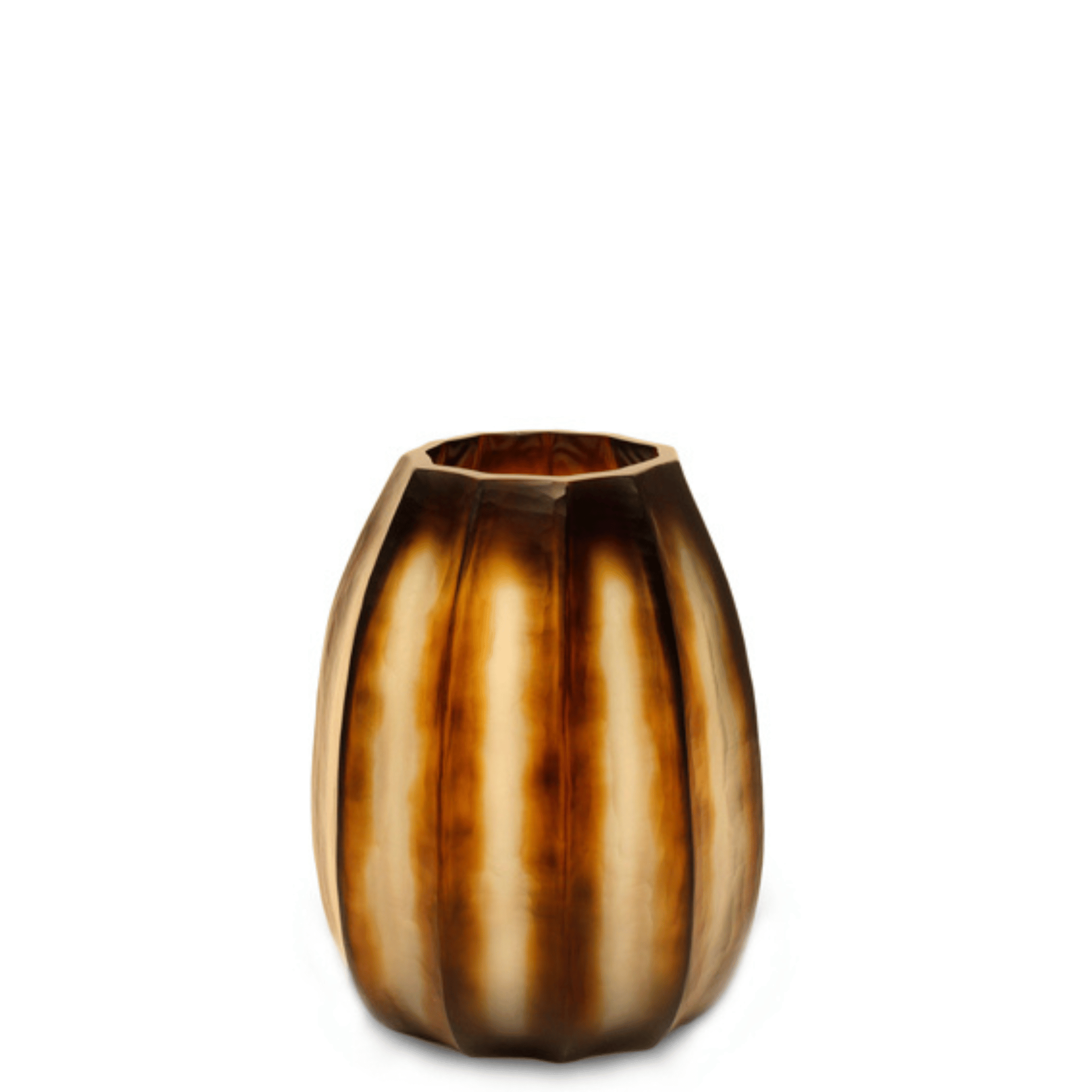 Guaxs brown glass vase
